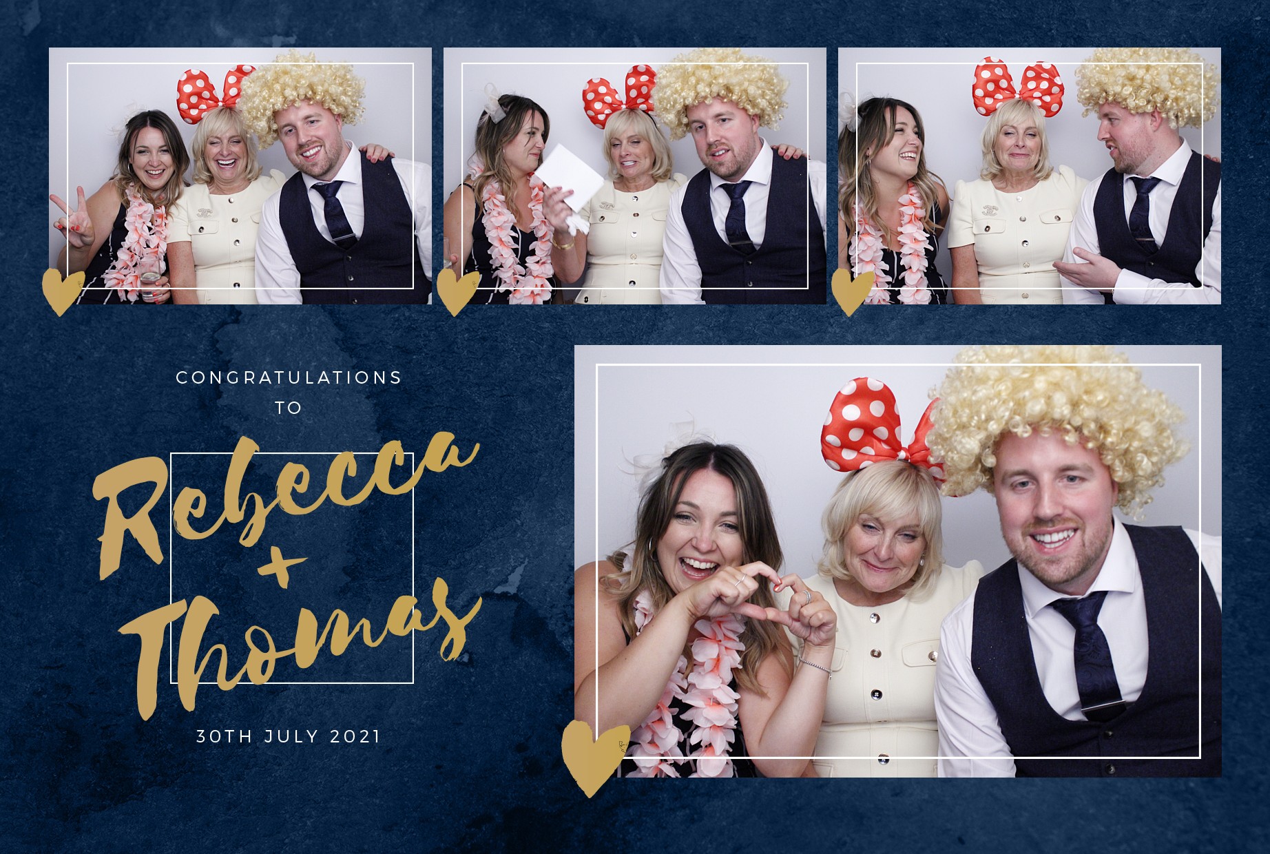 Wedding of Rebecca and Thomas  | View more photos from the event at gallery.myphotoboothexperience.co.uk/u/MyPhotoBoothExperienceLtd/Wedding-of-Rebecca-and-Thomas