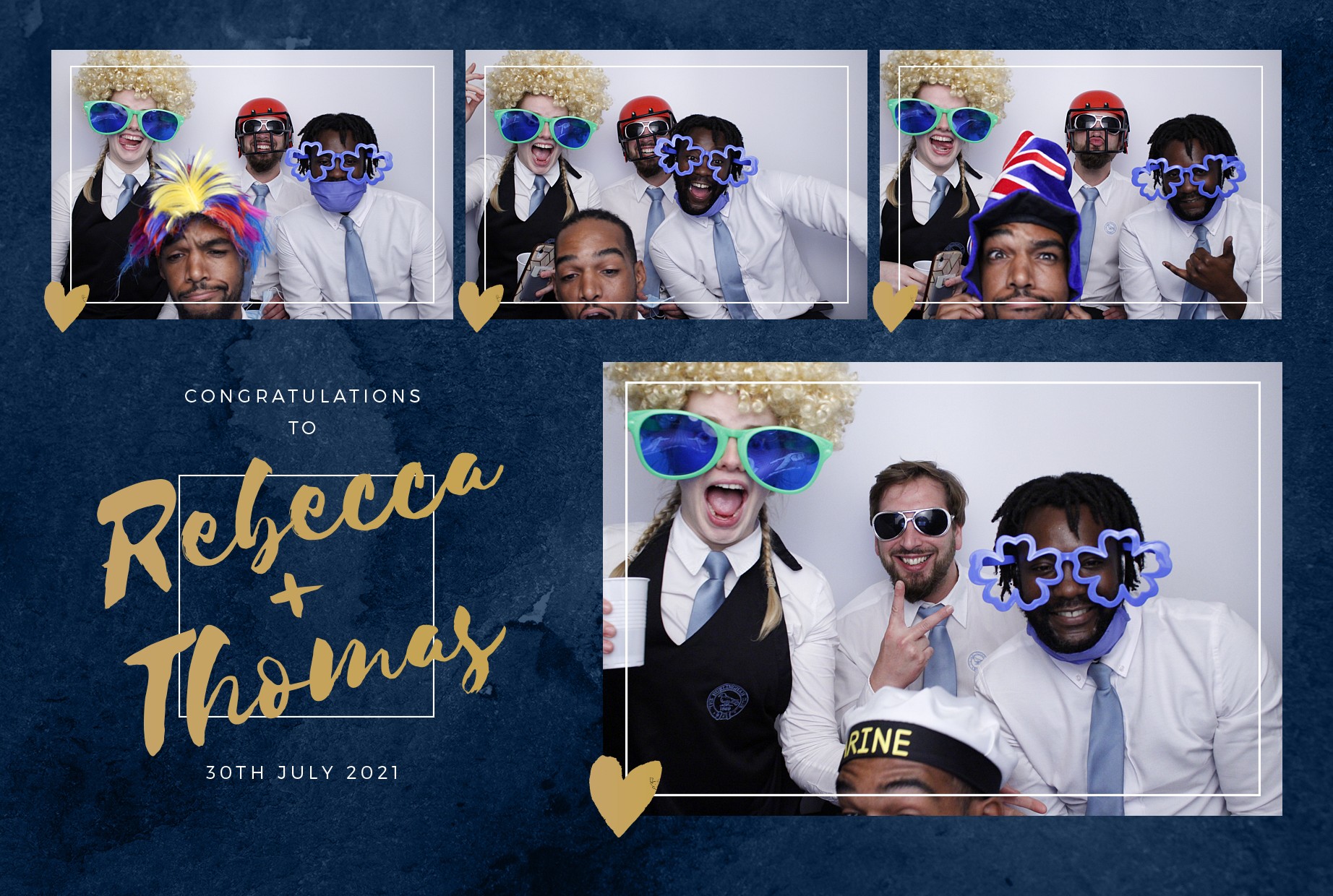 Wedding of Rebecca and Thomas  | View more photos from the event at gallery.myphotoboothexperience.co.uk/u/MyPhotoBoothExperienceLtd/Wedding-of-Rebecca-and-Thomas