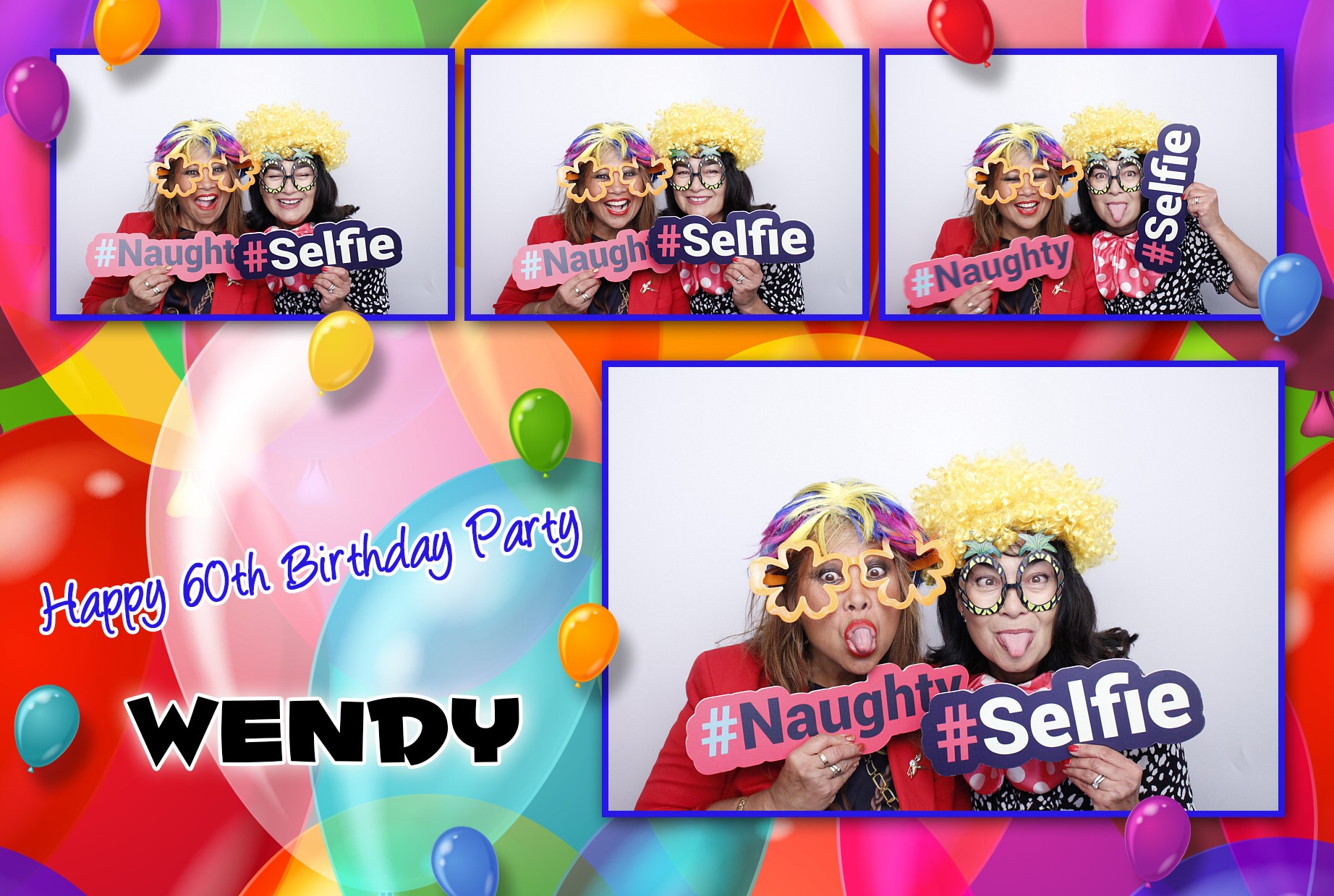 Wendy's 60th Birthday | View more photos from the event at gallery.myphotoboothexperience.co.uk/u/MyPhotoBoothExperienceLtd/Wendys-60th-Birthday