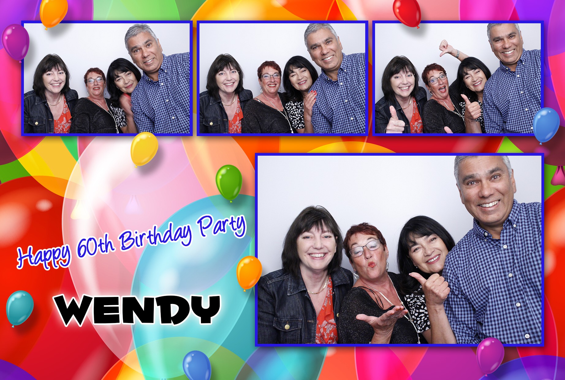 Wendy's 60th Birthday | View more photos from the event at gallery.myphotoboothexperience.co.uk/u/MyPhotoBoothExperienceLtd/Wendys-60th-Birthday