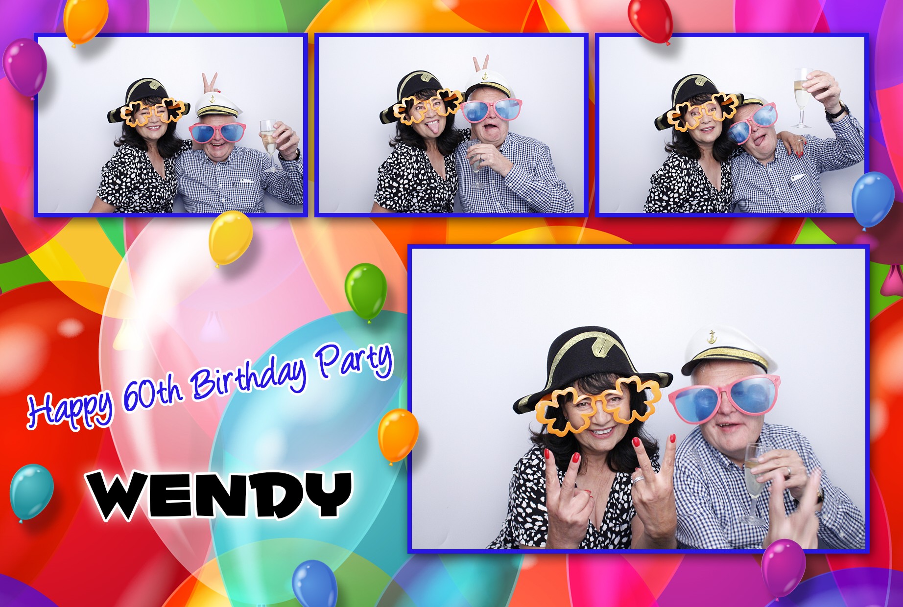 Wendy's 60th Birthday | View more photos from the event at gallery.myphotoboothexperience.co.uk/u/MyPhotoBoothExperienceLtd/Wendys-60th-Birthday