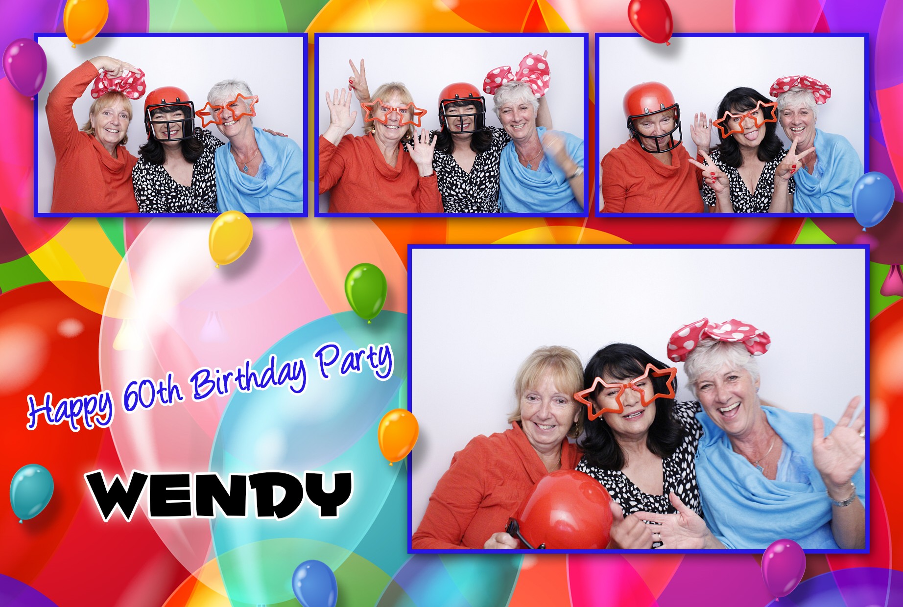 Wendy's 60th Birthday | View more photos from the event at gallery.myphotoboothexperience.co.uk/u/MyPhotoBoothExperienceLtd/Wendys-60th-Birthday