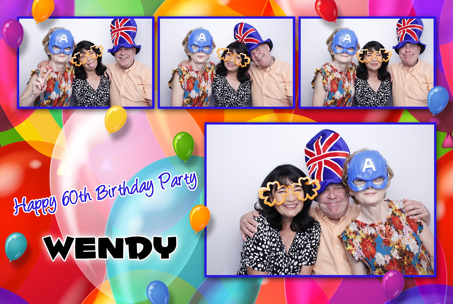 Wendy's 60th Birthday | View more photos from the event at gallery.myphotoboothexperience.co.uk/u/MyPhotoBoothExperienceLtd/Wendys-60th-Birthday