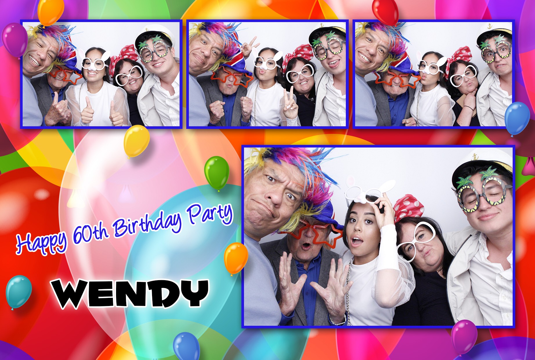 Wendy's 60th Birthday | View more photos from the event at gallery.myphotoboothexperience.co.uk/u/MyPhotoBoothExperienceLtd/Wendys-60th-Birthday