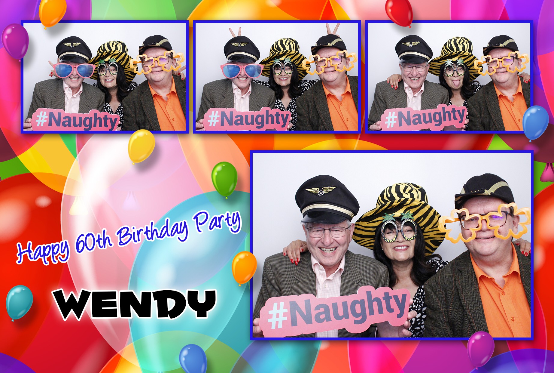 Wendy's 60th Birthday | View more photos from the event at gallery.myphotoboothexperience.co.uk/u/MyPhotoBoothExperienceLtd/Wendys-60th-Birthday