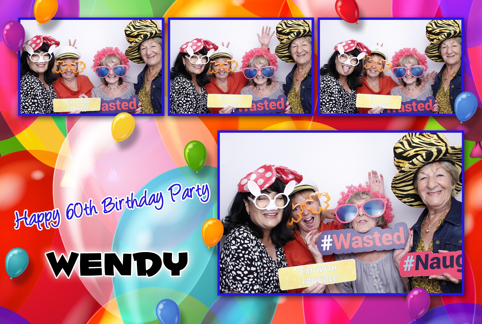 Wendy's 60th Birthday | View more photos from the event at gallery.myphotoboothexperience.co.uk/u/MyPhotoBoothExperienceLtd/Wendys-60th-Birthday