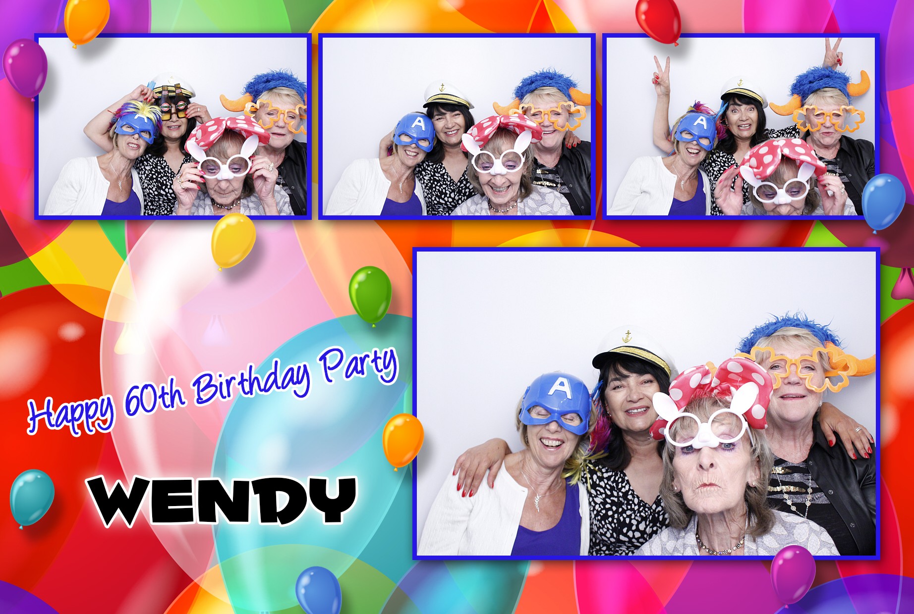 Wendy's 60th Birthday | View more photos from the event at gallery.myphotoboothexperience.co.uk/u/MyPhotoBoothExperienceLtd/Wendys-60th-Birthday
