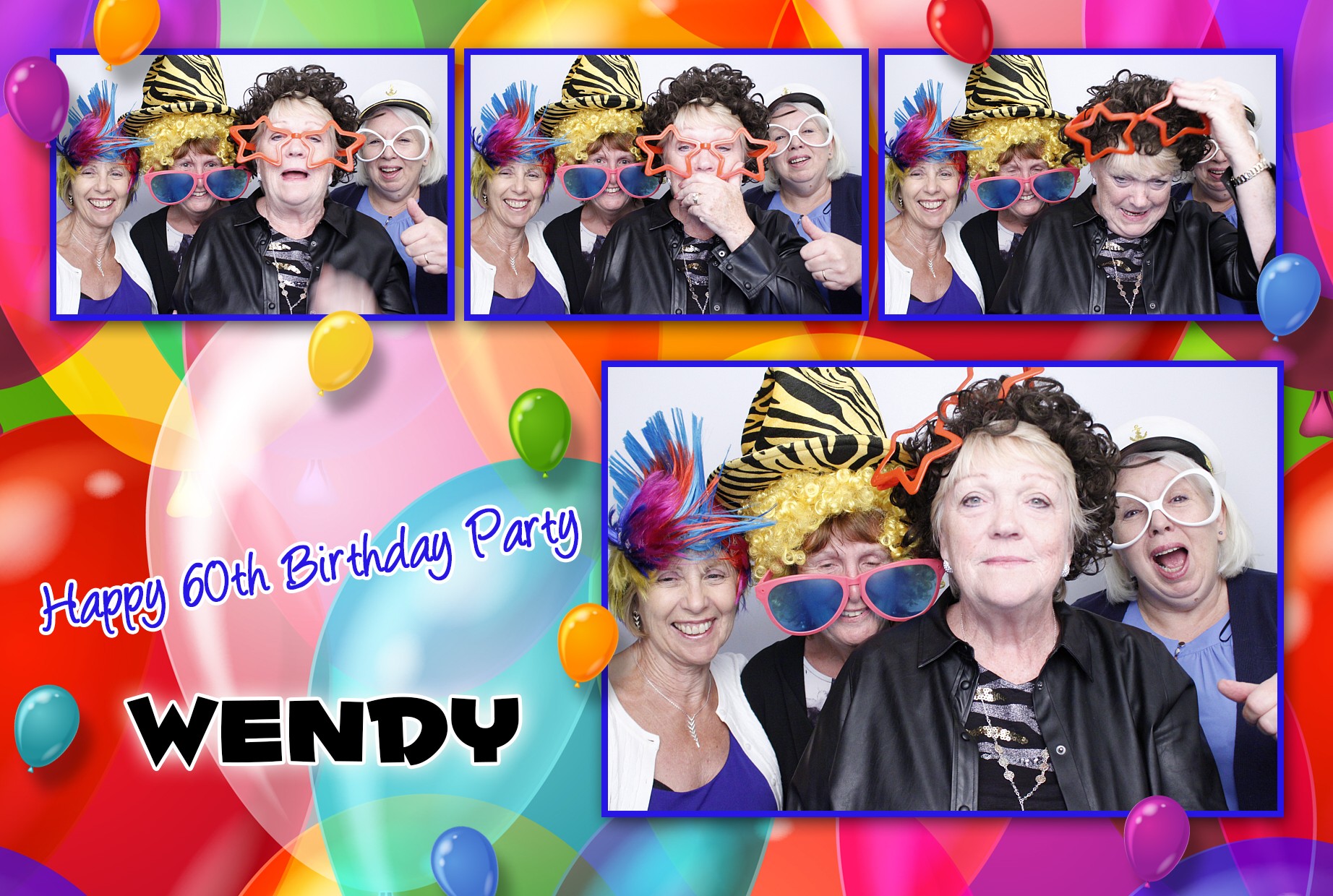 Wendy's 60th Birthday | View more photos from the event at gallery.myphotoboothexperience.co.uk/u/MyPhotoBoothExperienceLtd/Wendys-60th-Birthday