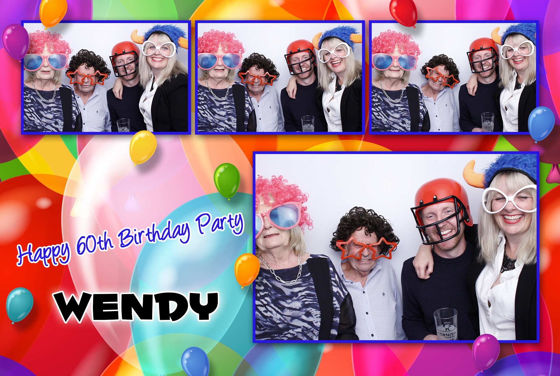Wendy's 60th Birthday | View more photos from the event at gallery.myphotoboothexperience.co.uk/u/MyPhotoBoothExperienceLtd/Wendys-60th-Birthday