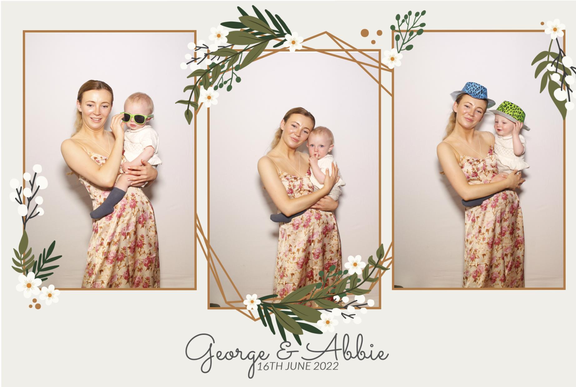 Abbie & George's Wedding  | View more photos from the event at gallery.myphotoboothexperience.co.uk/u/MyPhotoBoothExperienceLtd/Abbie-Georges-Wedding
