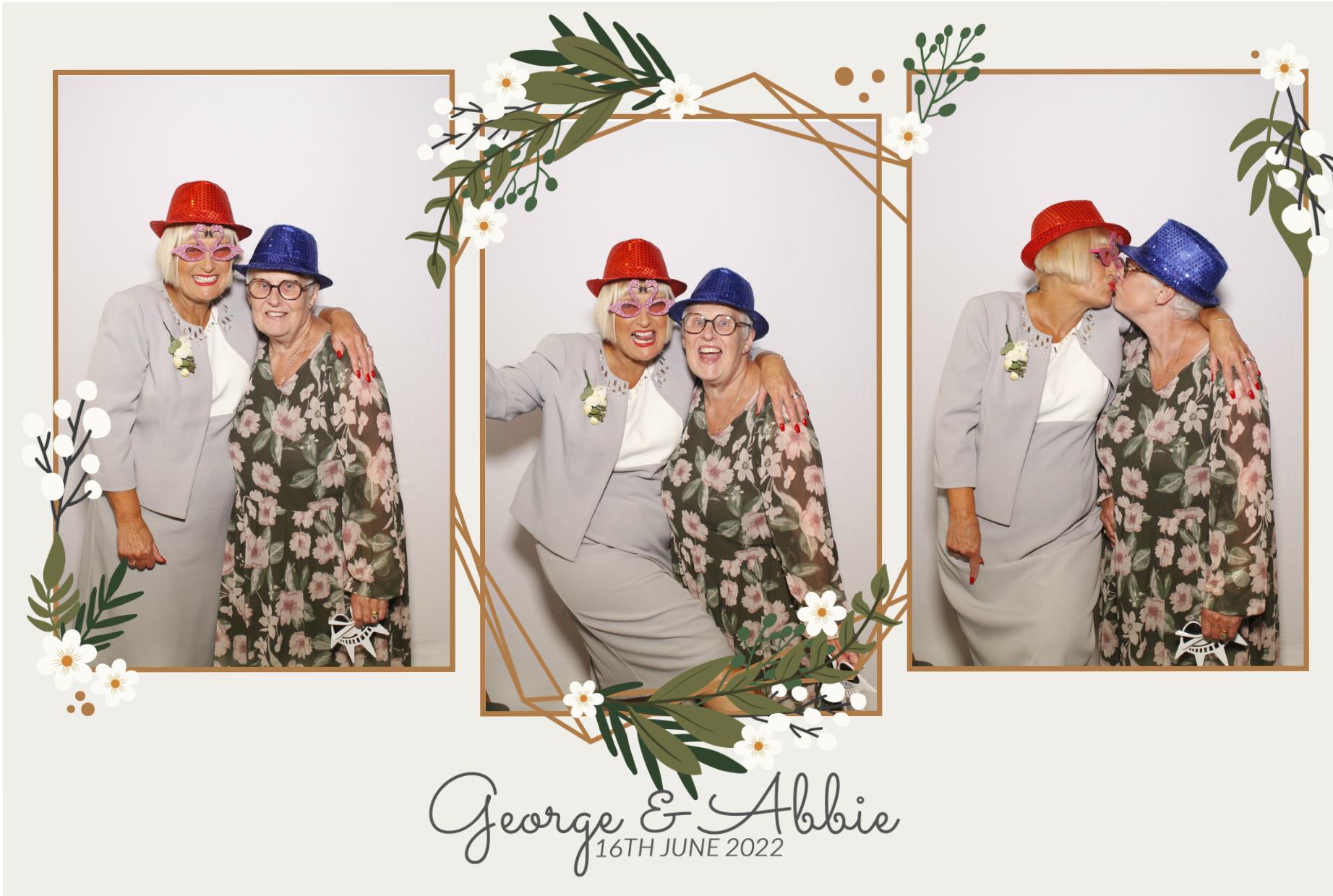 Abbie & George's Wedding  | View more photos from the event at gallery.myphotoboothexperience.co.uk/u/MyPhotoBoothExperienceLtd/Abbie-Georges-Wedding