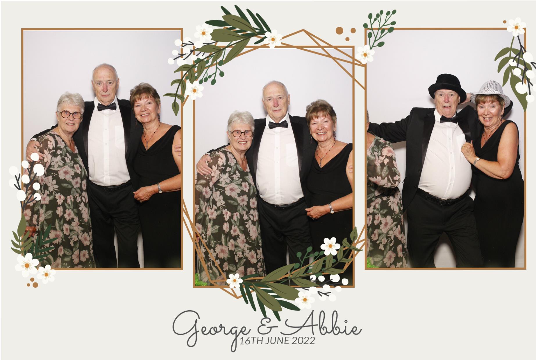 Abbie & George's Wedding  | View more photos from the event at gallery.myphotoboothexperience.co.uk/u/MyPhotoBoothExperienceLtd/Abbie-Georges-Wedding