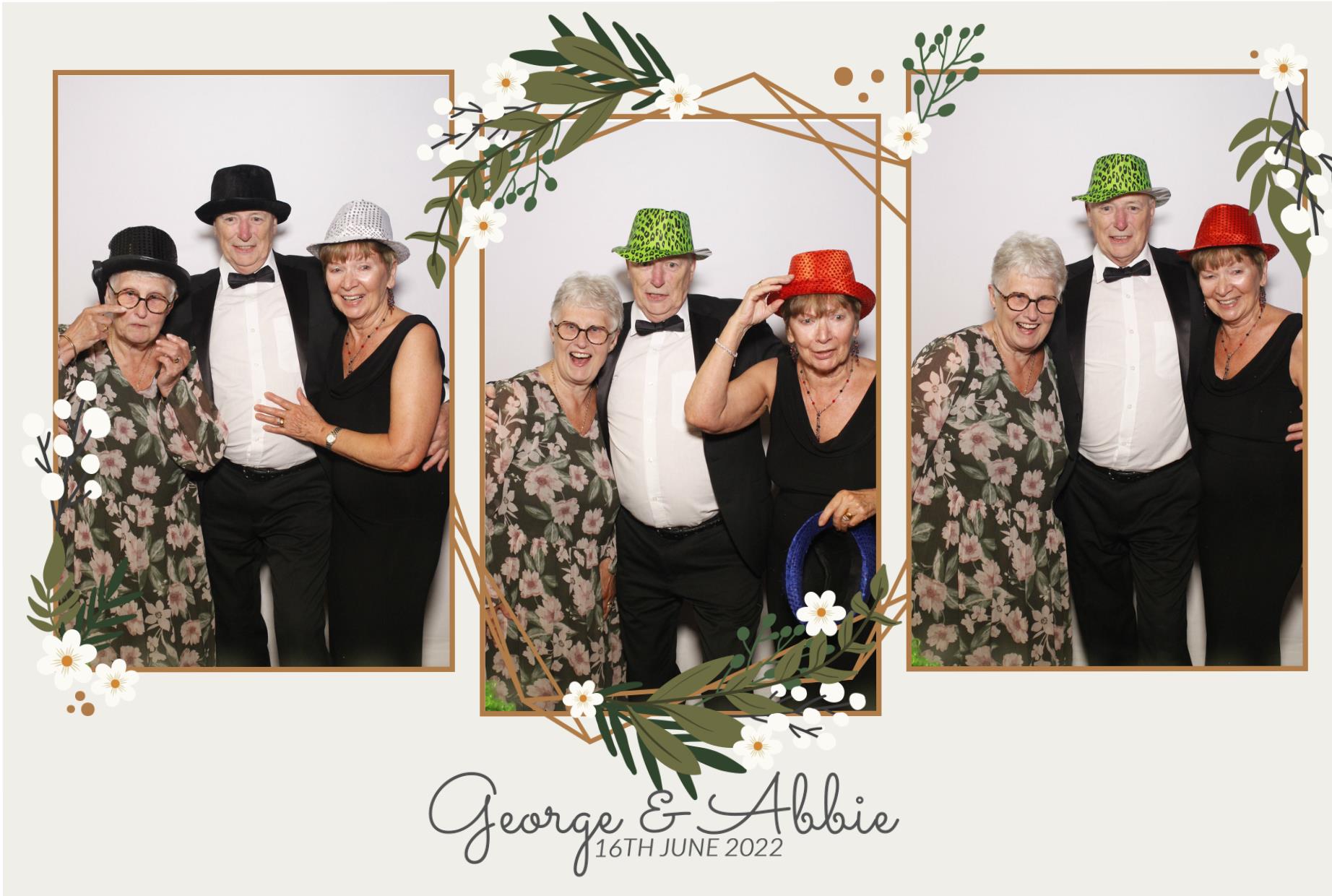 Abbie & George's Wedding  | View more photos from the event at gallery.myphotoboothexperience.co.uk/u/MyPhotoBoothExperienceLtd/Abbie-Georges-Wedding