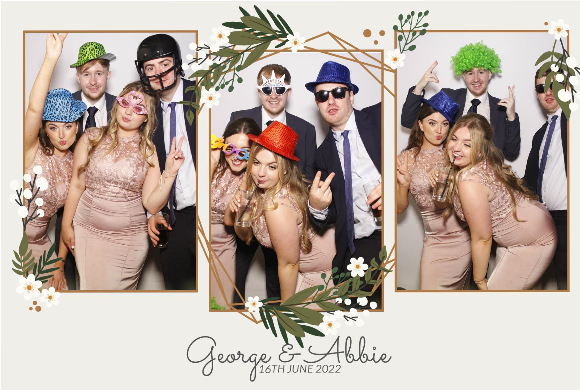 Abbie & George's Wedding  | View more photos from the event at gallery.myphotoboothexperience.co.uk/u/MyPhotoBoothExperienceLtd/Abbie-Georges-Wedding