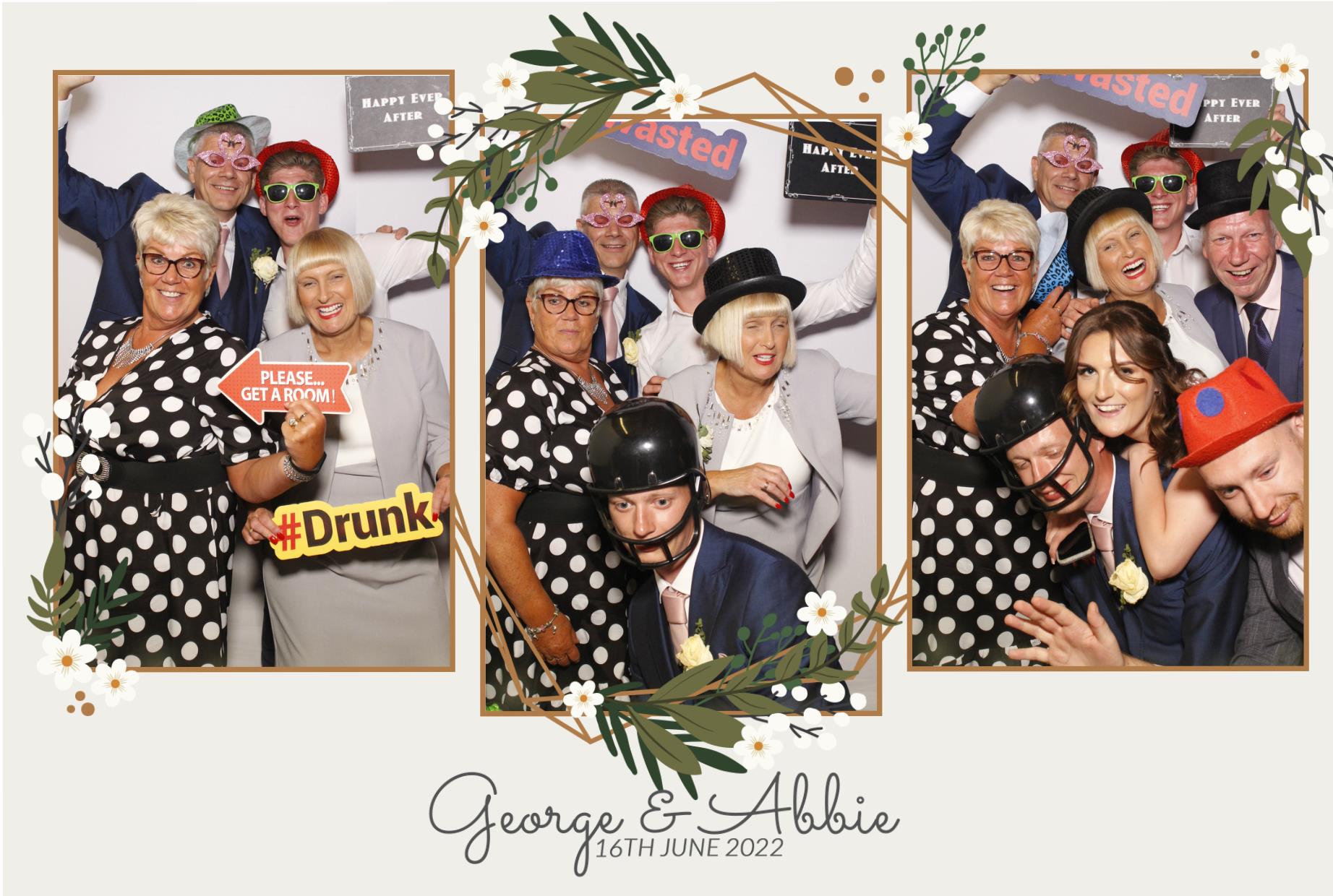 Abbie & George's Wedding  | View more photos from the event at gallery.myphotoboothexperience.co.uk/u/MyPhotoBoothExperienceLtd/Abbie-Georges-Wedding