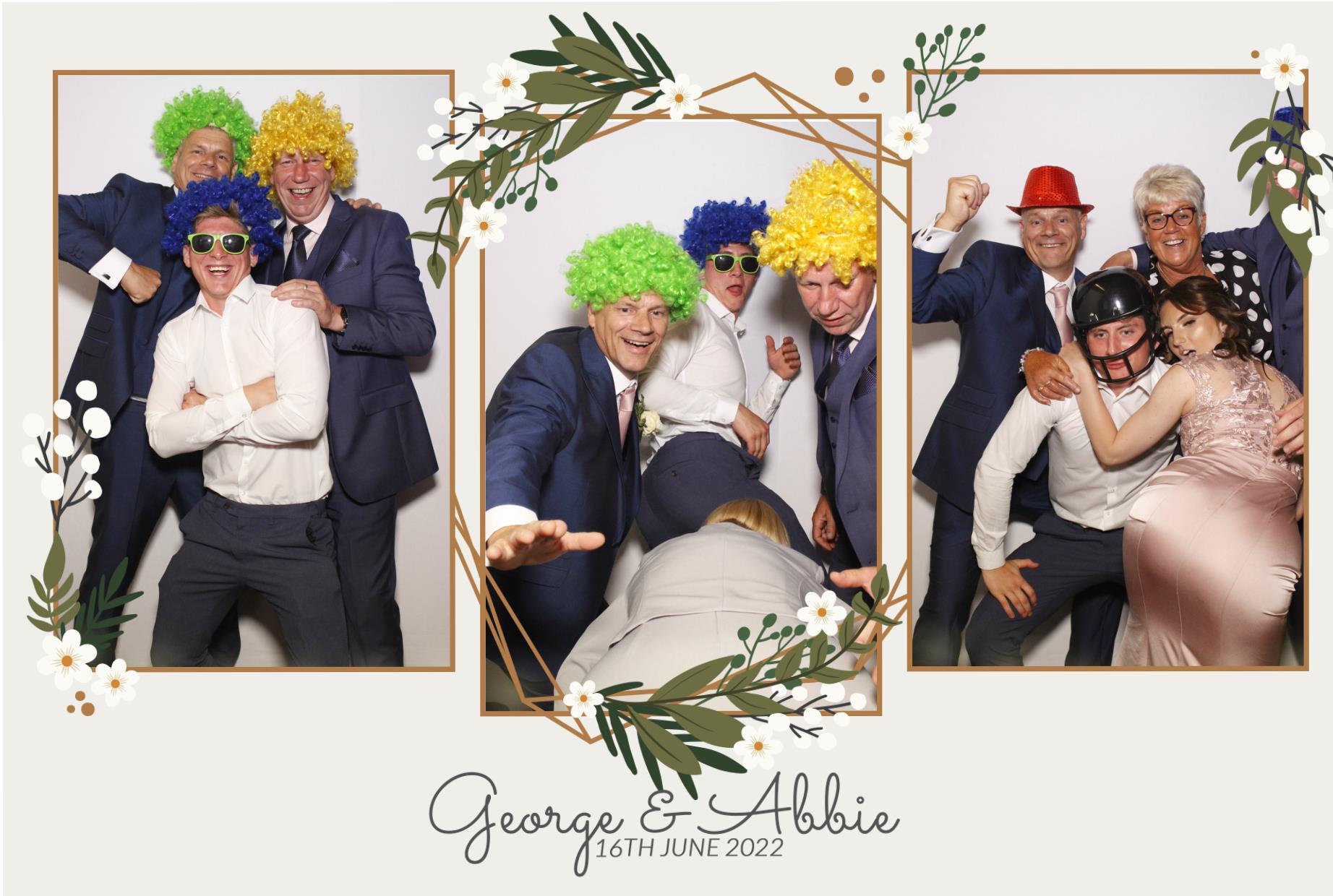 Abbie & George's Wedding  | View more photos from the event at gallery.myphotoboothexperience.co.uk/u/MyPhotoBoothExperienceLtd/Abbie-Georges-Wedding