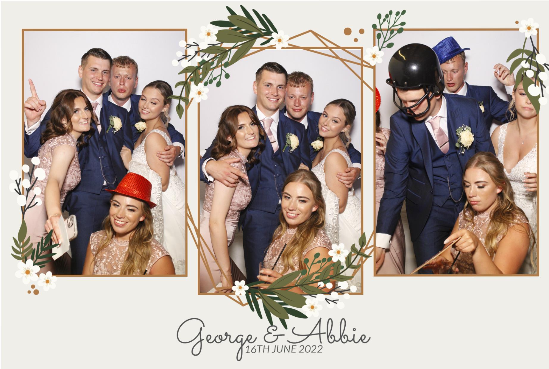 Abbie & George's Wedding  | View more photos from the event at gallery.myphotoboothexperience.co.uk/u/MyPhotoBoothExperienceLtd/Abbie-Georges-Wedding