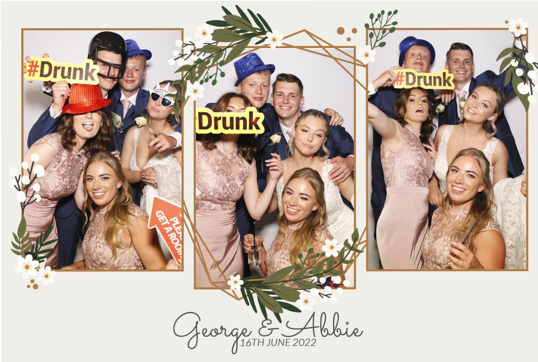 Abbie & George's Wedding  | View more photos from the event at gallery.myphotoboothexperience.co.uk/u/MyPhotoBoothExperienceLtd/Abbie-Georges-Wedding