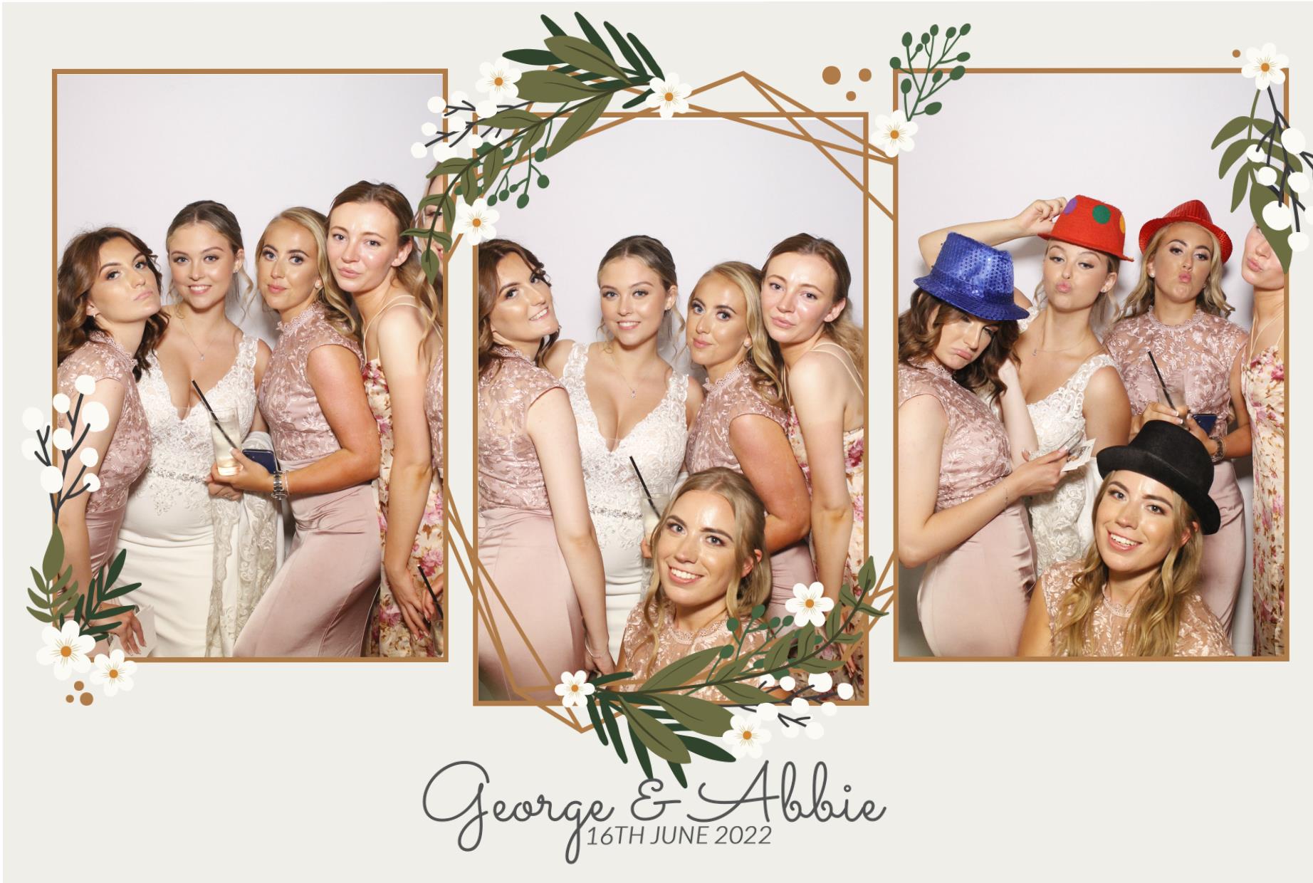 Abbie & George's Wedding  | View more photos from the event at gallery.myphotoboothexperience.co.uk/u/MyPhotoBoothExperienceLtd/Abbie-Georges-Wedding