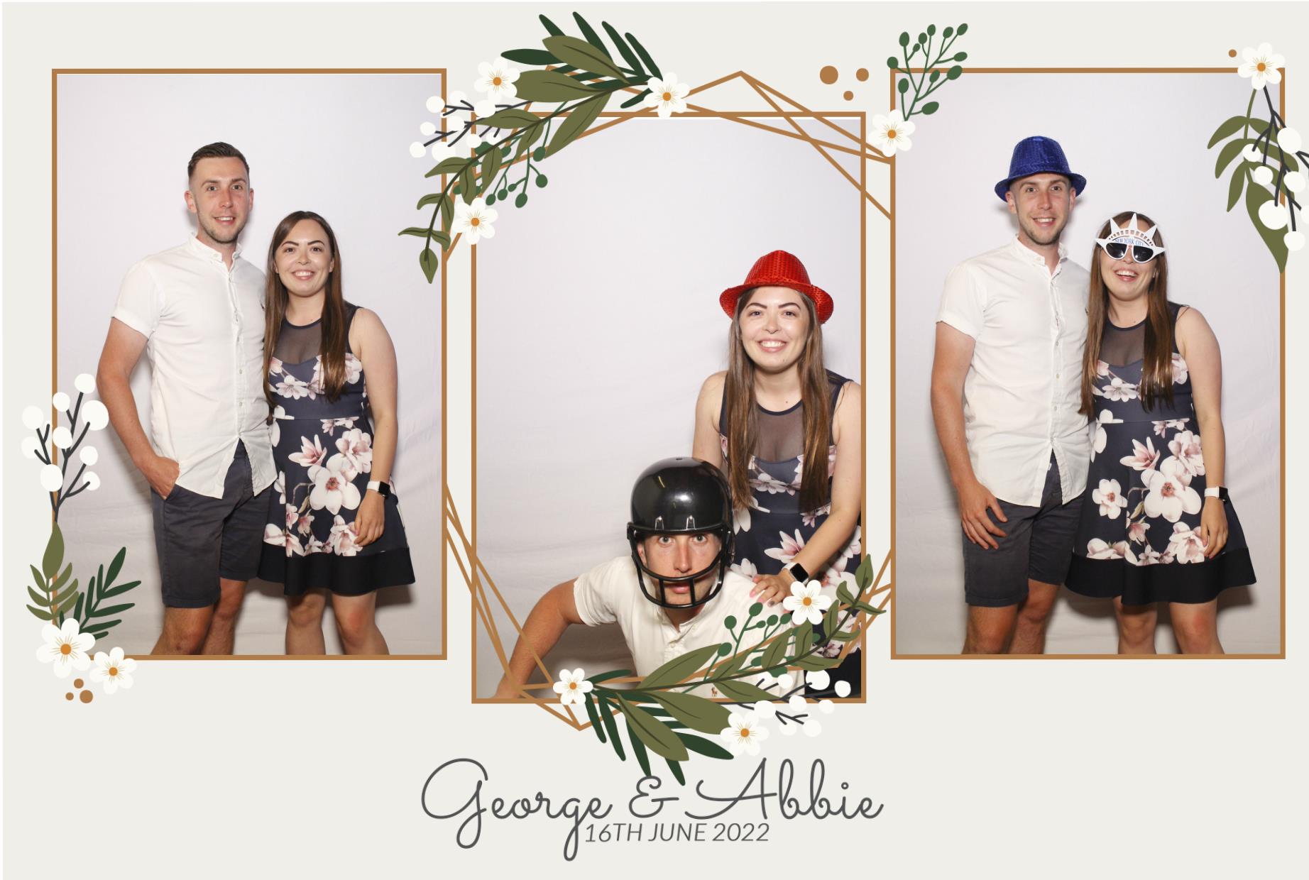Abbie & George's Wedding  | View more photos from the event at gallery.myphotoboothexperience.co.uk/u/MyPhotoBoothExperienceLtd/Abbie-Georges-Wedding