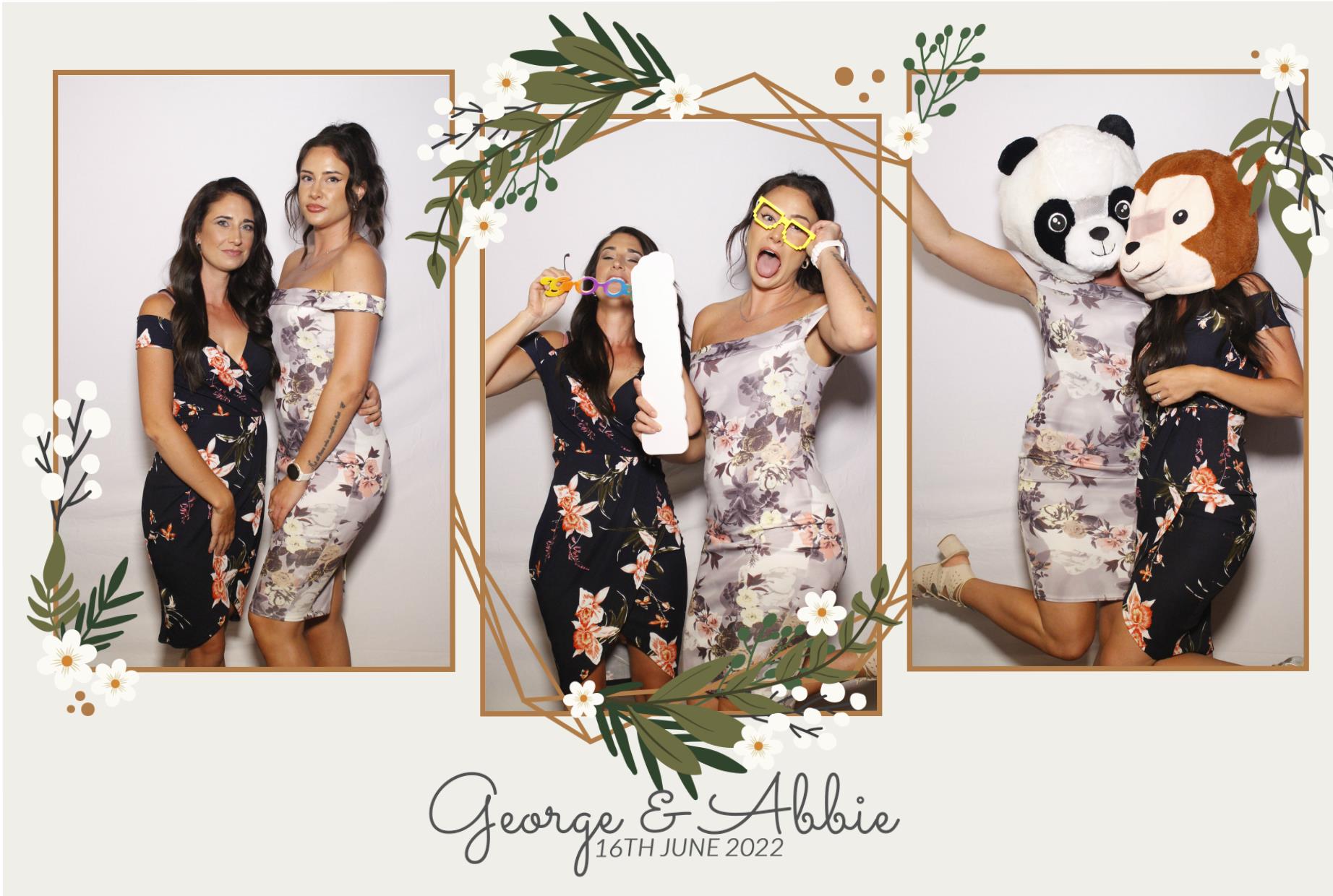 Abbie & George's Wedding  | View more photos from the event at gallery.myphotoboothexperience.co.uk/u/MyPhotoBoothExperienceLtd/Abbie-Georges-Wedding