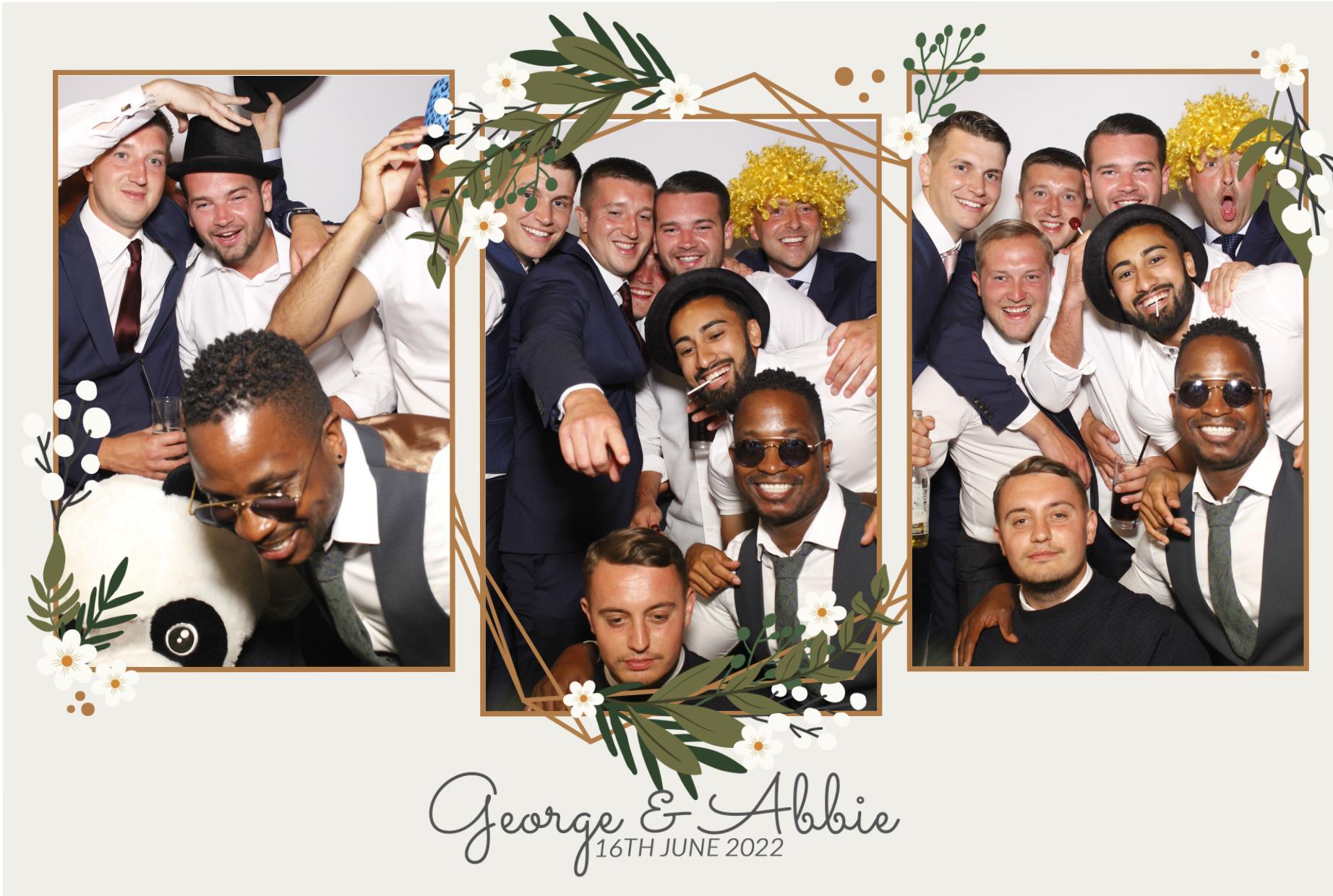 Abbie & George's Wedding  | View more photos from the event at gallery.myphotoboothexperience.co.uk/u/MyPhotoBoothExperienceLtd/Abbie-Georges-Wedding