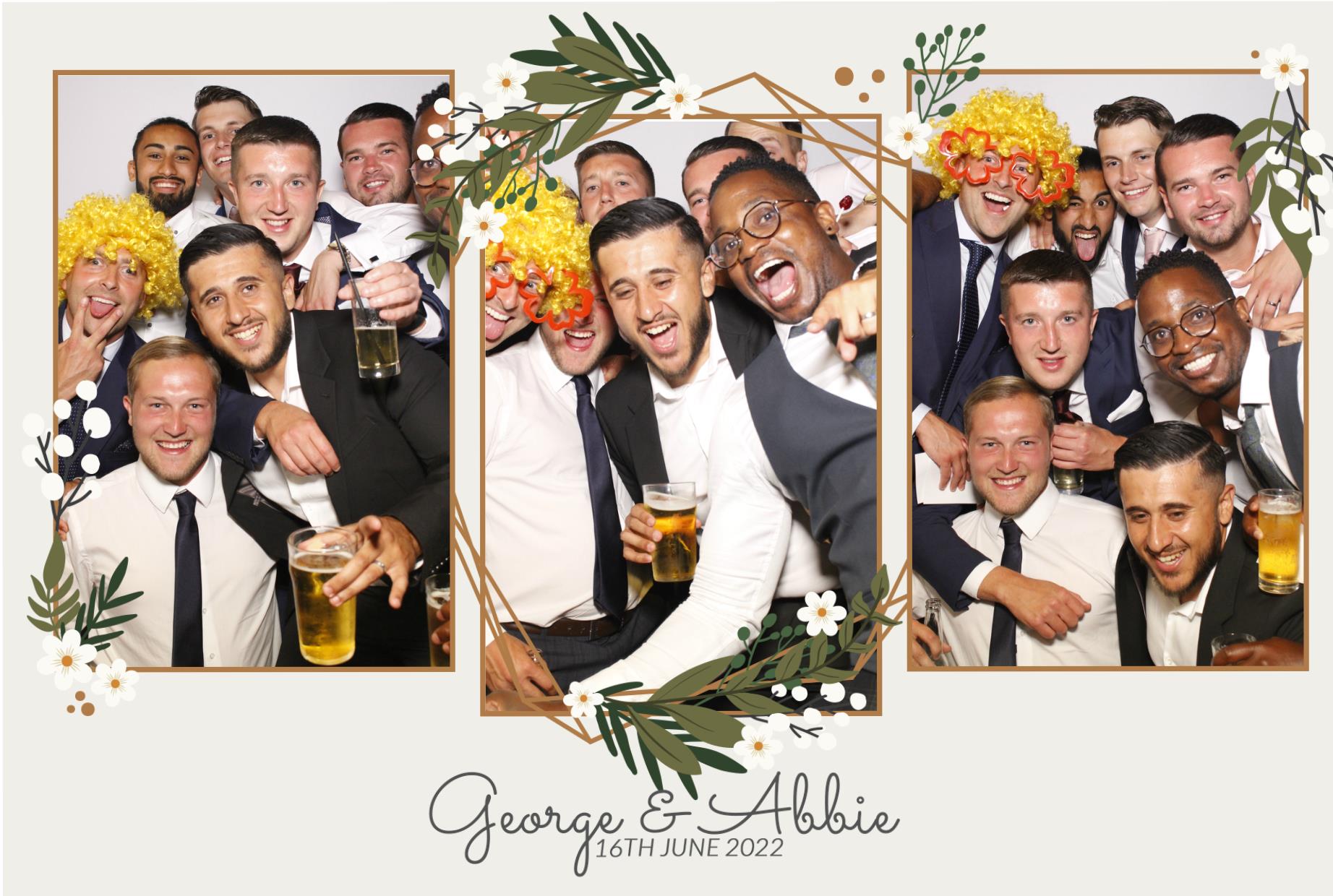 Abbie & George's Wedding  | View more photos from the event at gallery.myphotoboothexperience.co.uk/u/MyPhotoBoothExperienceLtd/Abbie-Georges-Wedding