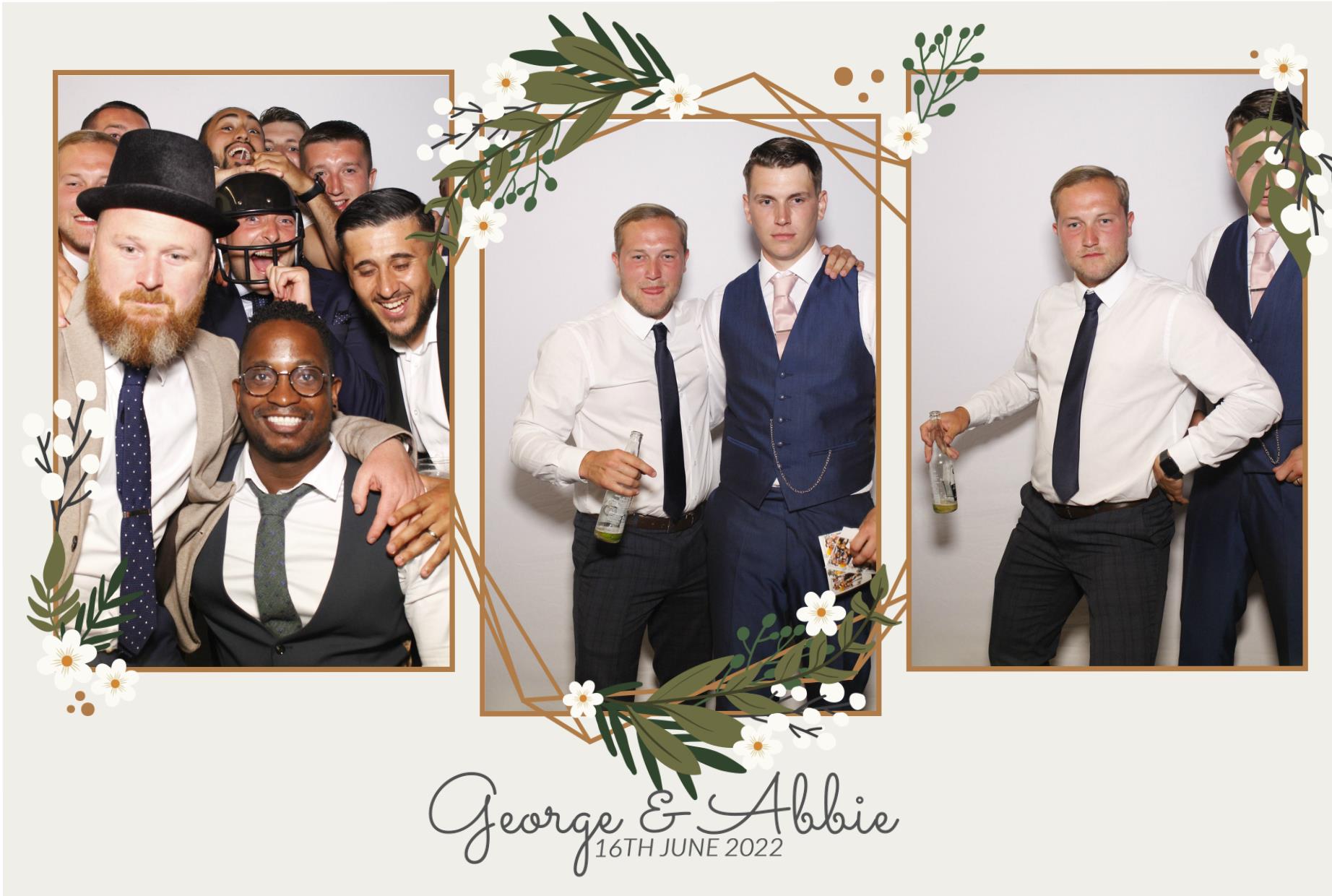 Abbie & George's Wedding  | View more photos from the event at gallery.myphotoboothexperience.co.uk/u/MyPhotoBoothExperienceLtd/Abbie-Georges-Wedding