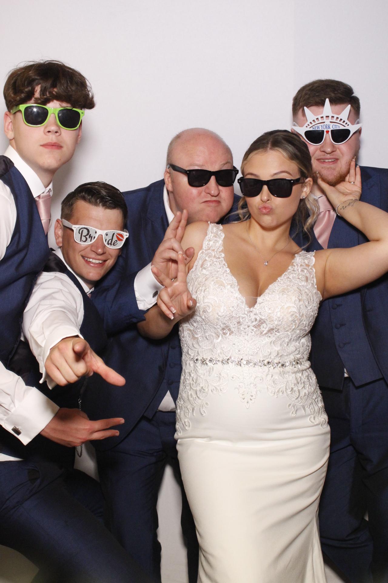 Abbie & George's Wedding  | View more photos from the event at gallery.myphotoboothexperience.co.uk/u/MyPhotoBoothExperienceLtd/Abbie-Georges-Wedding
