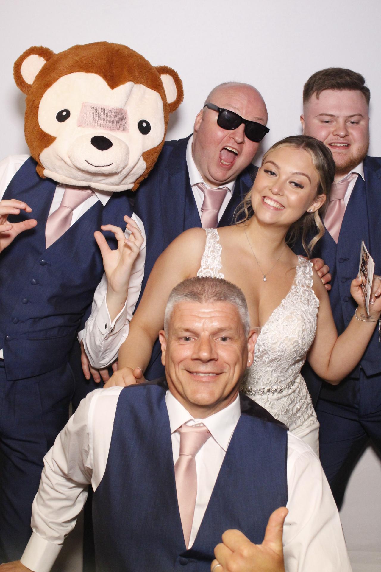Abbie & George's Wedding  | View more photos from the event at gallery.myphotoboothexperience.co.uk/u/MyPhotoBoothExperienceLtd/Abbie-Georges-Wedding