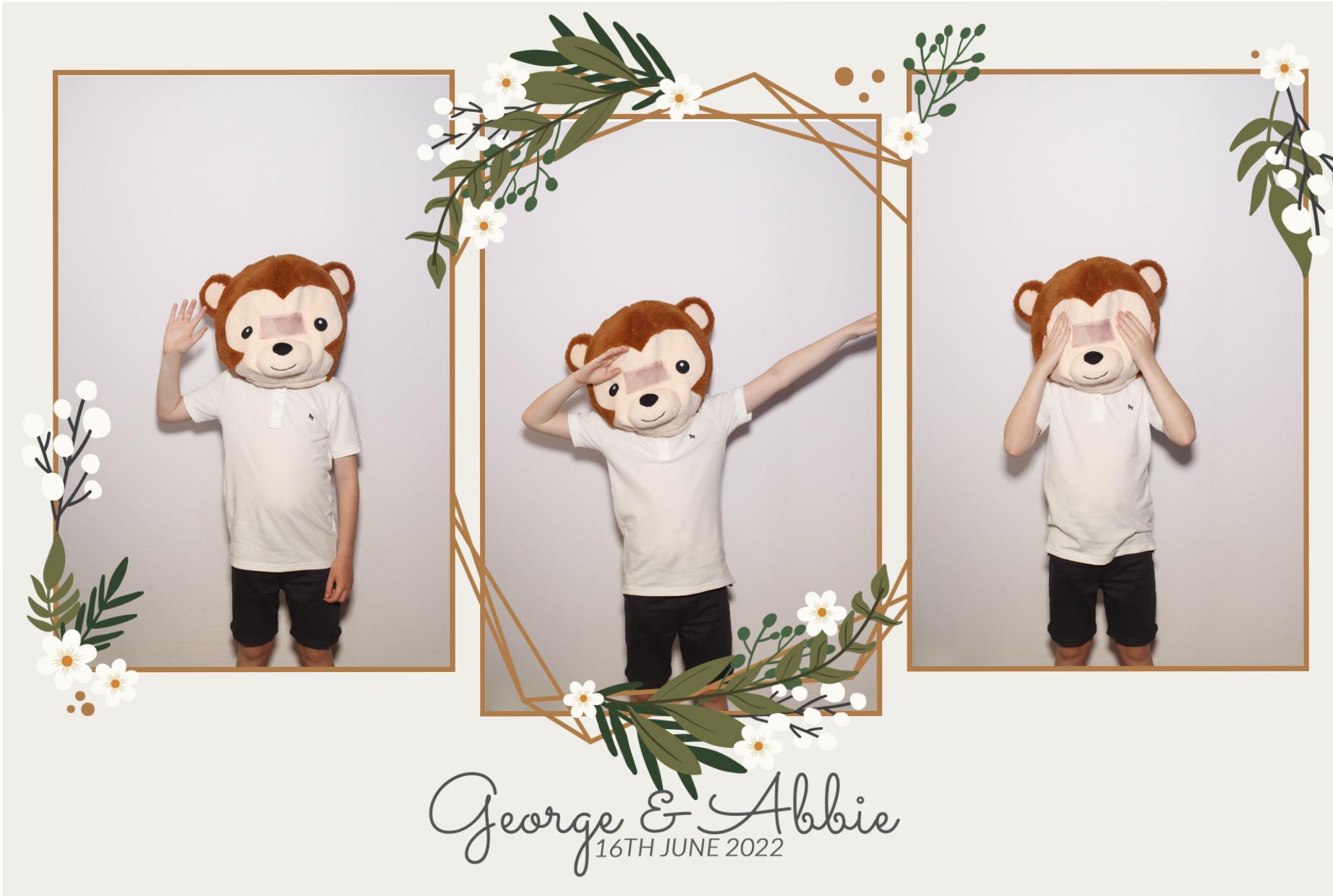Abbie & George's Wedding  | View more photos from the event at gallery.myphotoboothexperience.co.uk/u/MyPhotoBoothExperienceLtd/Abbie-Georges-Wedding
