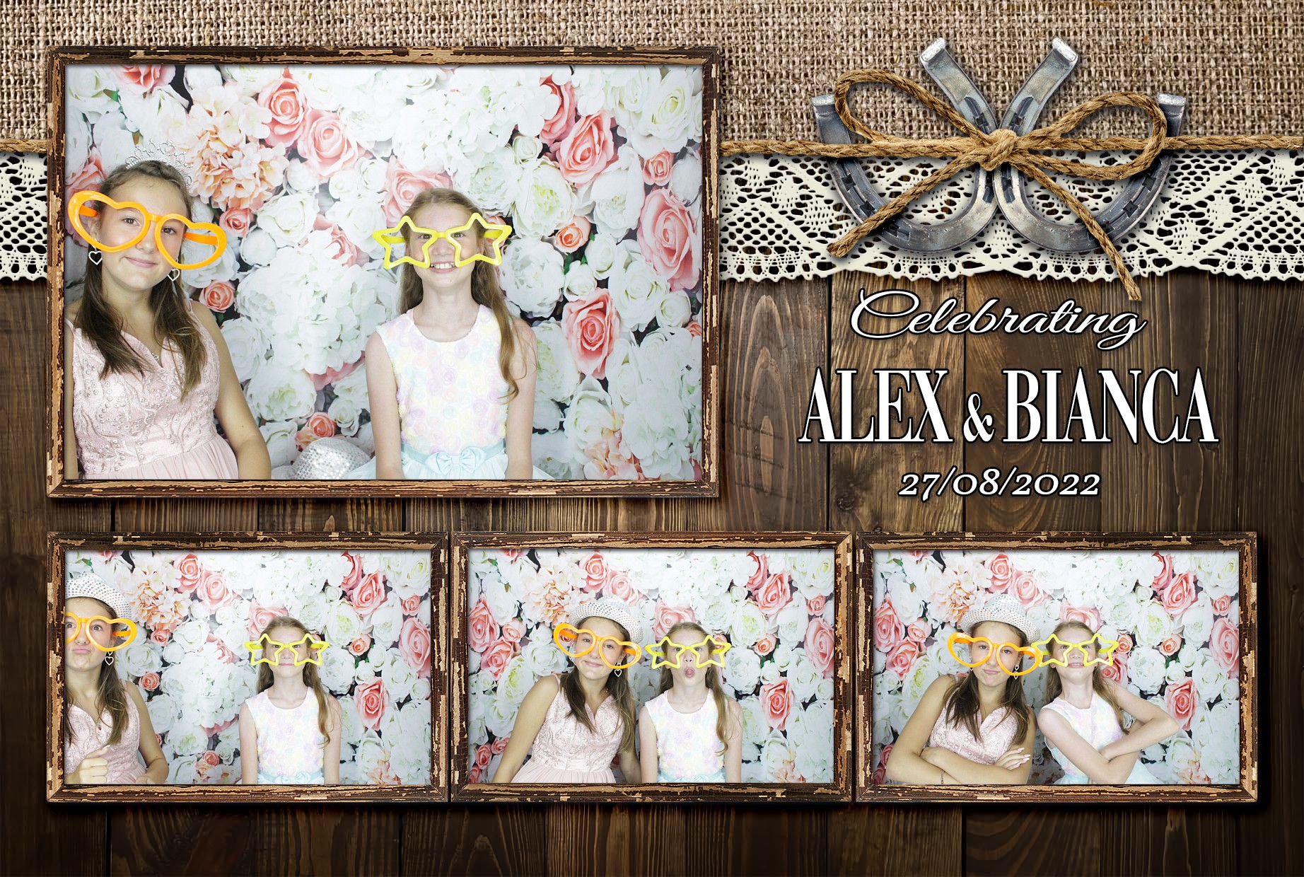 Alex & Bianca's Wedding  | View more photos from the event at gallery.myphotoboothexperience.co.uk/u/MyPhotoBoothExperienceLtd/Alex-Biancas-Wedding