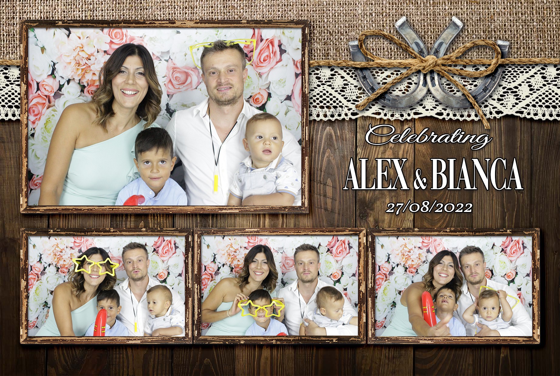 Alex & Bianca's Wedding  | View more photos from the event at gallery.myphotoboothexperience.co.uk/u/MyPhotoBoothExperienceLtd/Alex-Biancas-Wedding