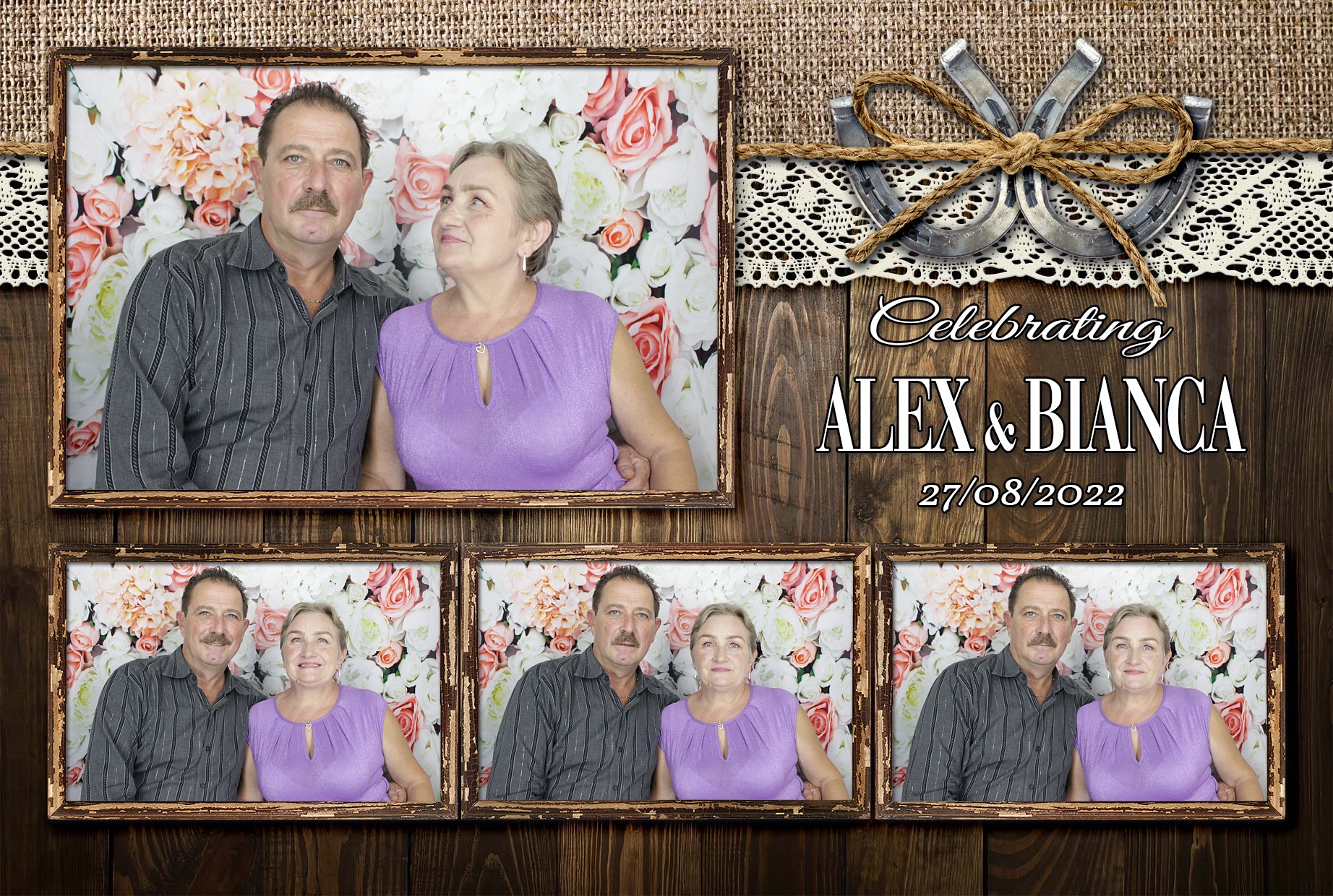Alex & Bianca's Wedding  | View more photos from the event at gallery.myphotoboothexperience.co.uk/u/MyPhotoBoothExperienceLtd/Alex-Biancas-Wedding
