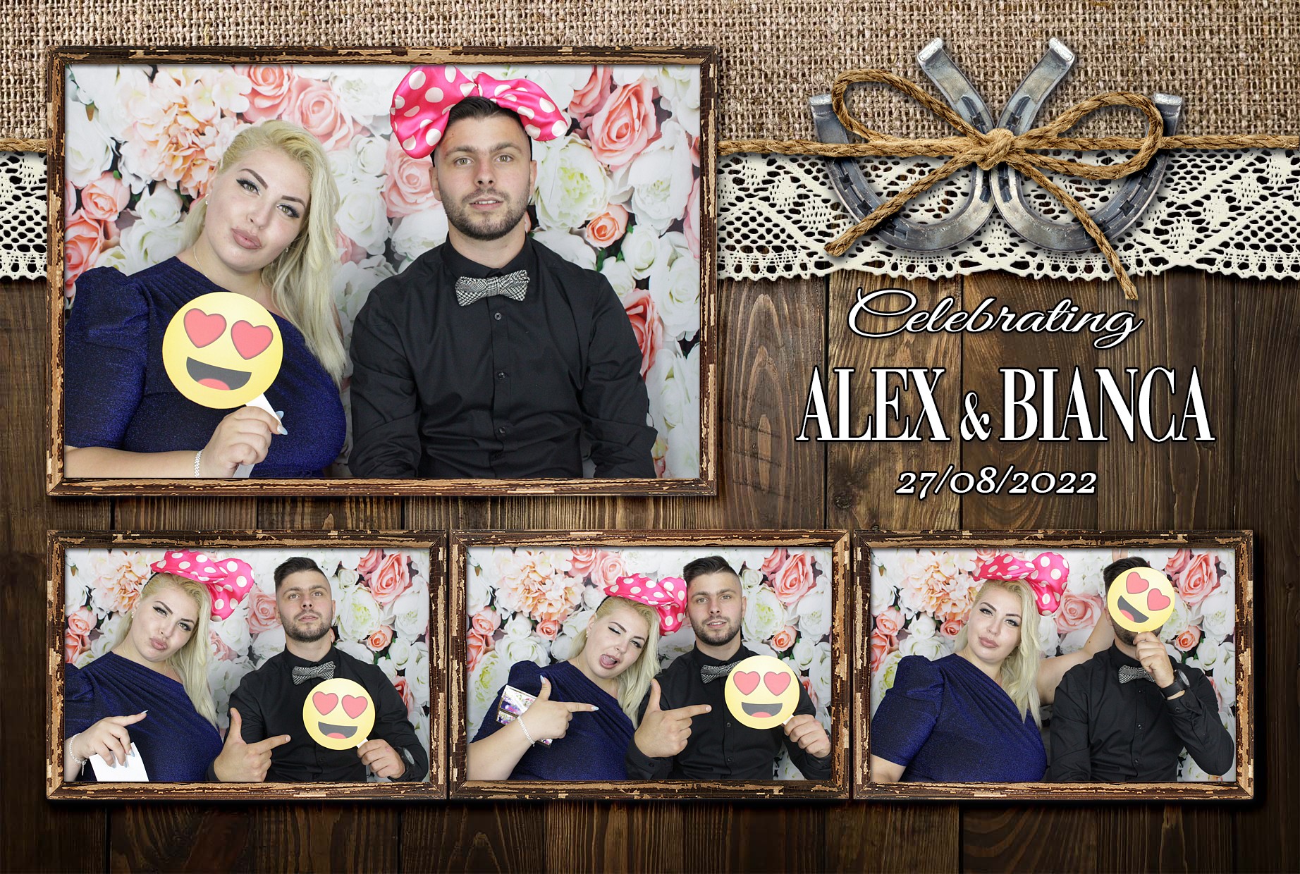 Alex & Bianca's Wedding  | View more photos from the event at gallery.myphotoboothexperience.co.uk/u/MyPhotoBoothExperienceLtd/Alex-Biancas-Wedding