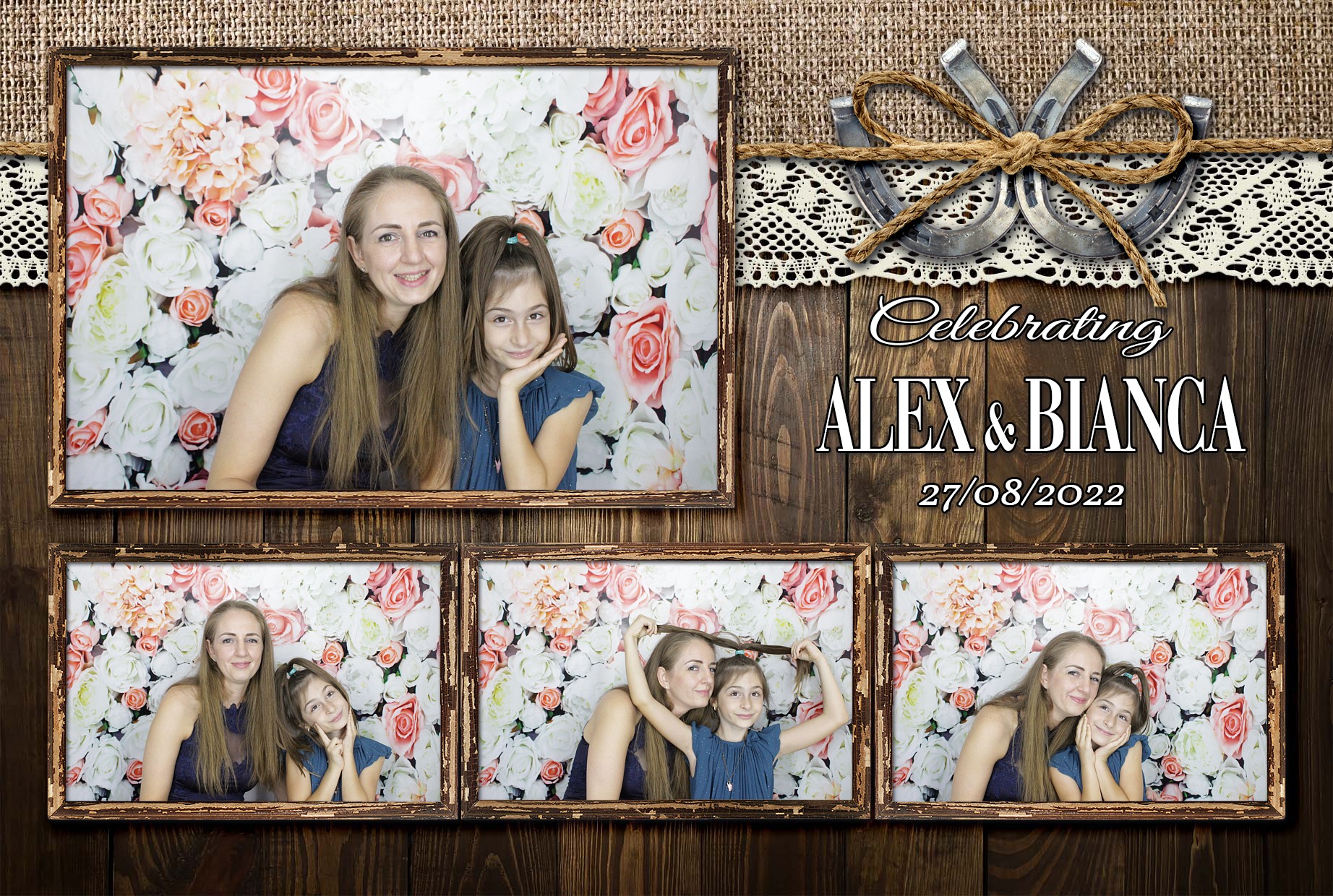Alex & Bianca's Wedding  | View more photos from the event at gallery.myphotoboothexperience.co.uk/u/MyPhotoBoothExperienceLtd/Alex-Biancas-Wedding