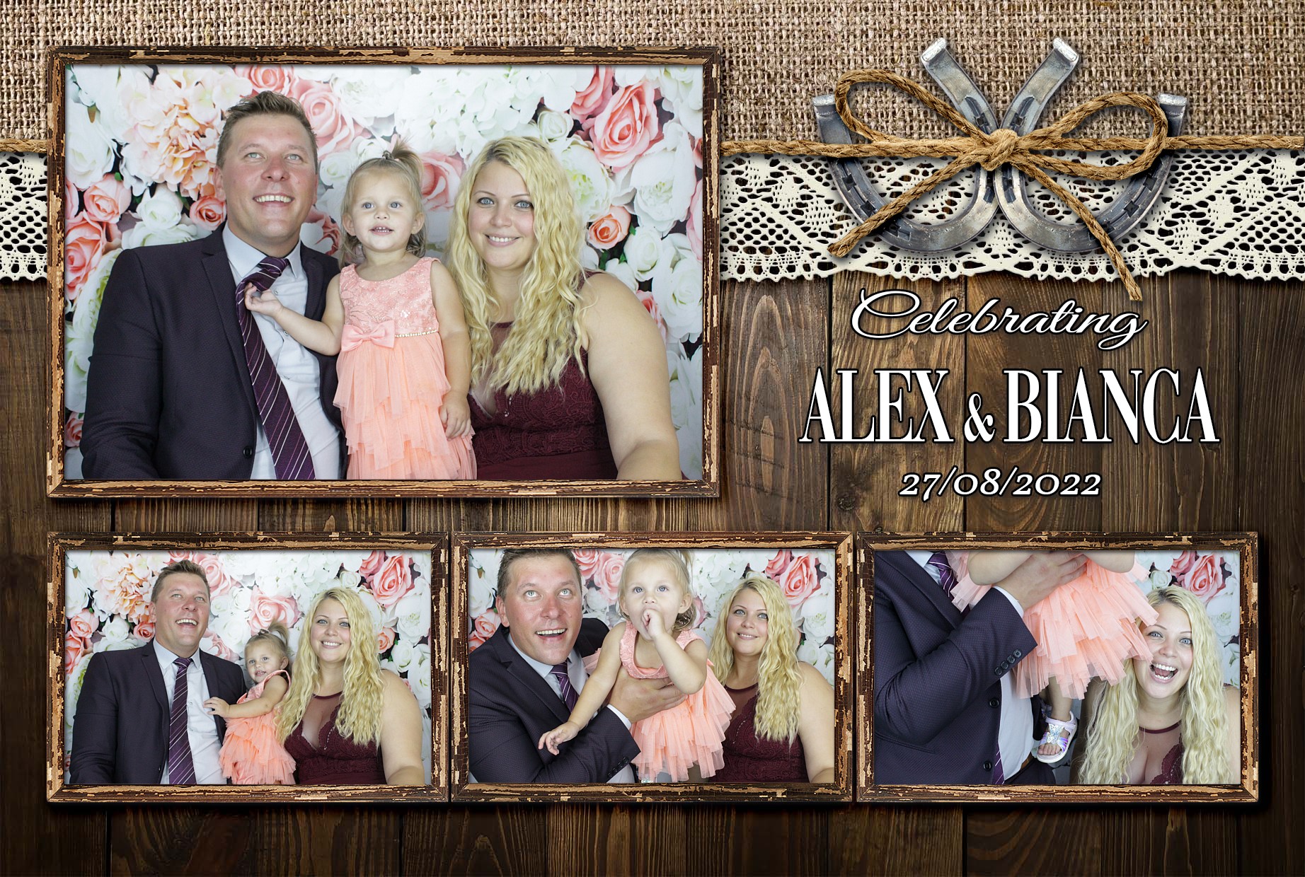 Alex & Bianca's Wedding  | View more photos from the event at gallery.myphotoboothexperience.co.uk/u/MyPhotoBoothExperienceLtd/Alex-Biancas-Wedding