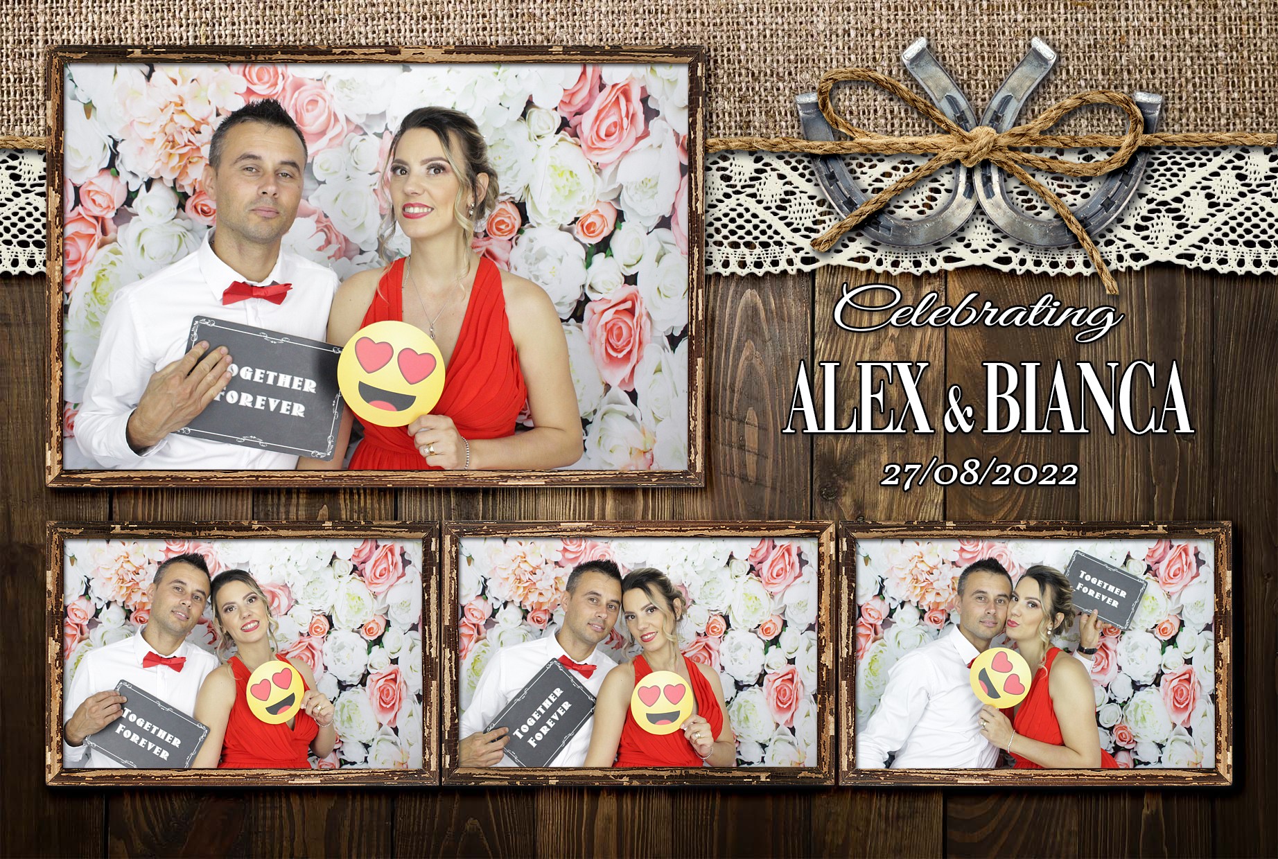 Alex & Bianca's Wedding  | View more photos from the event at gallery.myphotoboothexperience.co.uk/u/MyPhotoBoothExperienceLtd/Alex-Biancas-Wedding