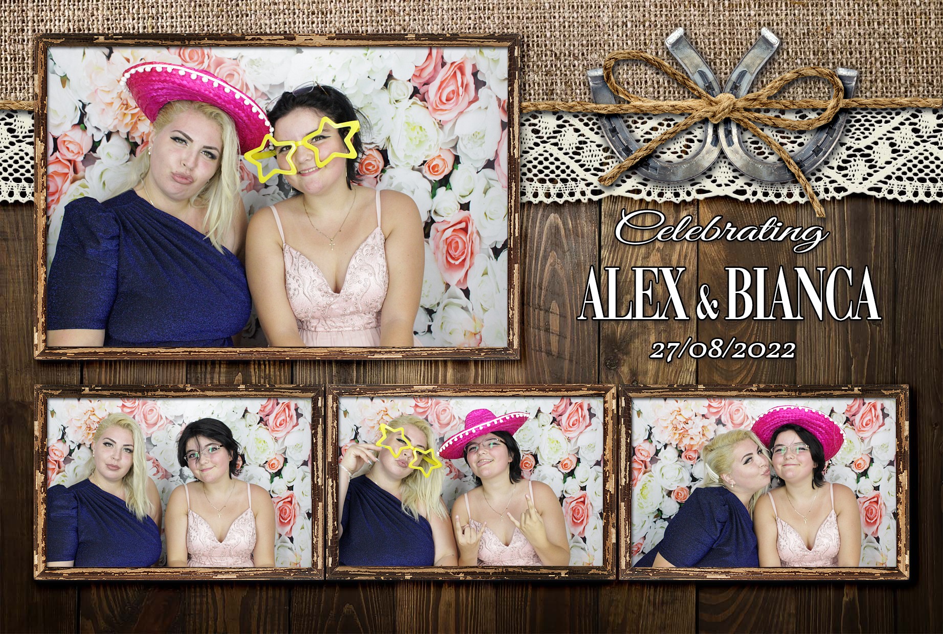 Alex & Bianca's Wedding  | View more photos from the event at gallery.myphotoboothexperience.co.uk/u/MyPhotoBoothExperienceLtd/Alex-Biancas-Wedding