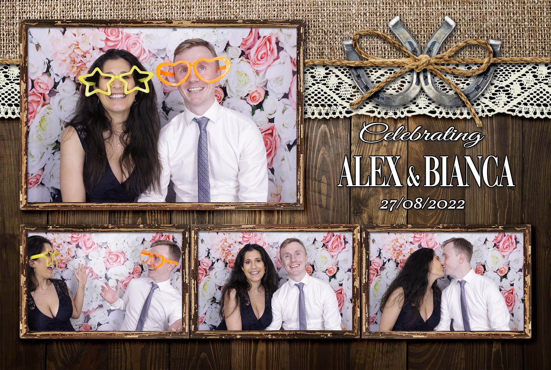 Alex & Bianca's Wedding  | View more photos from the event at gallery.myphotoboothexperience.co.uk/u/MyPhotoBoothExperienceLtd/Alex-Biancas-Wedding