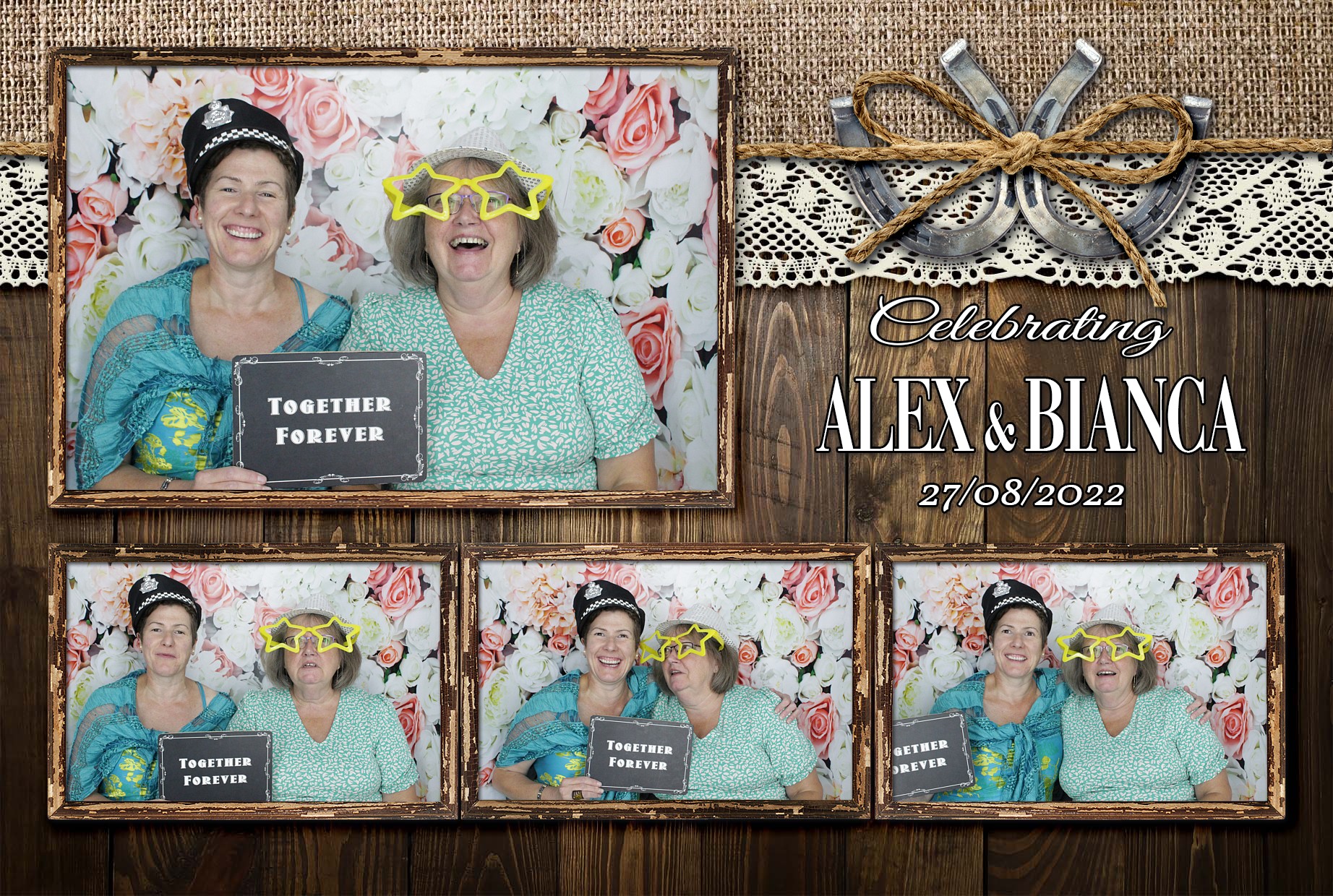 Alex & Bianca's Wedding  | View more photos from the event at gallery.myphotoboothexperience.co.uk/u/MyPhotoBoothExperienceLtd/Alex-Biancas-Wedding