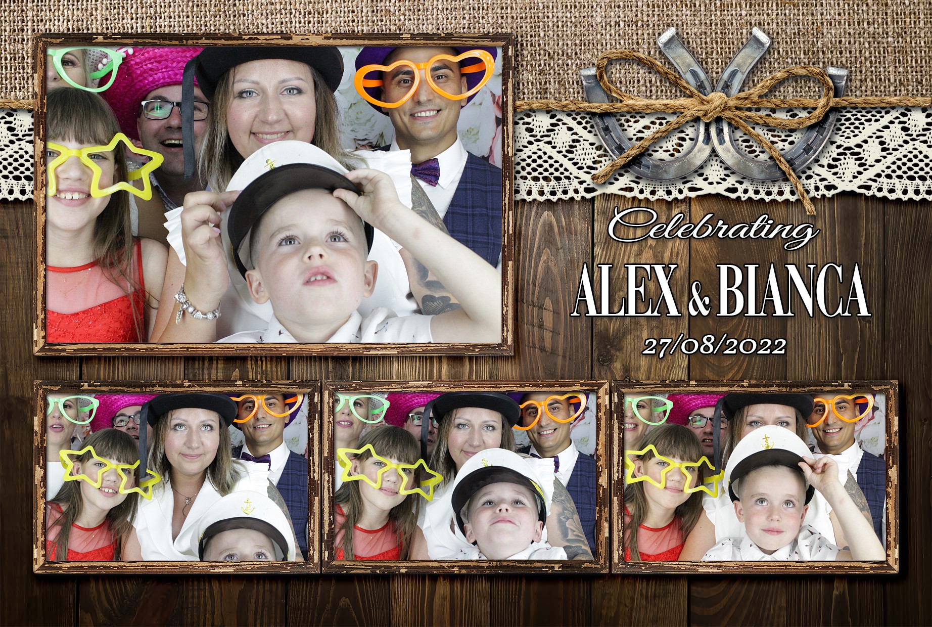 Alex & Bianca's Wedding  | View more photos from the event at gallery.myphotoboothexperience.co.uk/u/MyPhotoBoothExperienceLtd/Alex-Biancas-Wedding