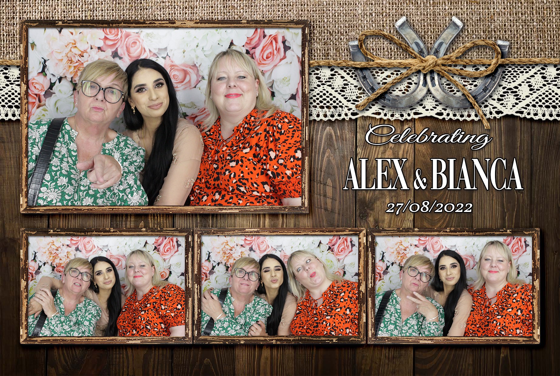 Alex & Bianca's Wedding  | View more photos from the event at gallery.myphotoboothexperience.co.uk/u/MyPhotoBoothExperienceLtd/Alex-Biancas-Wedding