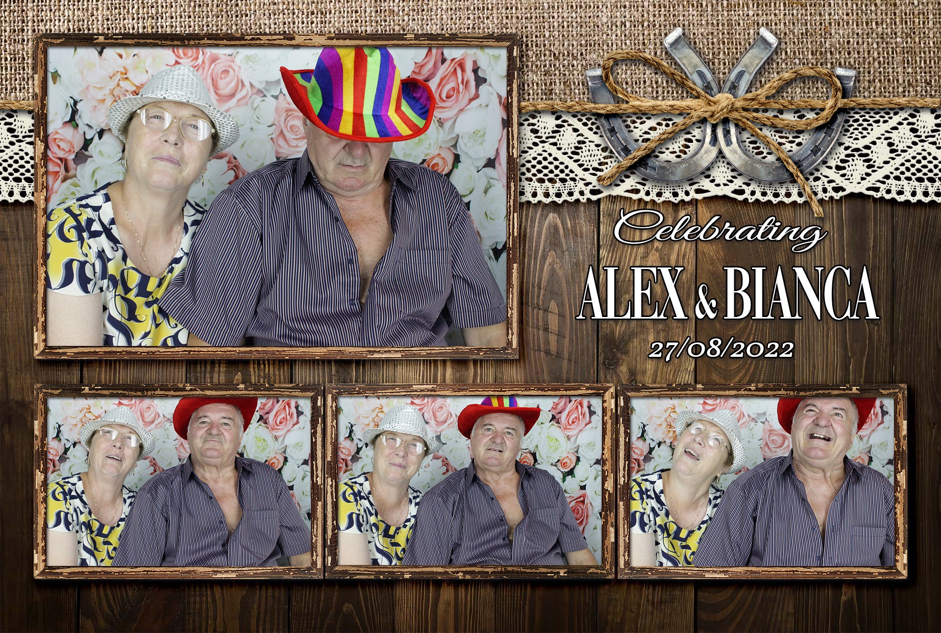 Alex & Bianca's Wedding  | View more photos from the event at gallery.myphotoboothexperience.co.uk/u/MyPhotoBoothExperienceLtd/Alex-Biancas-Wedding