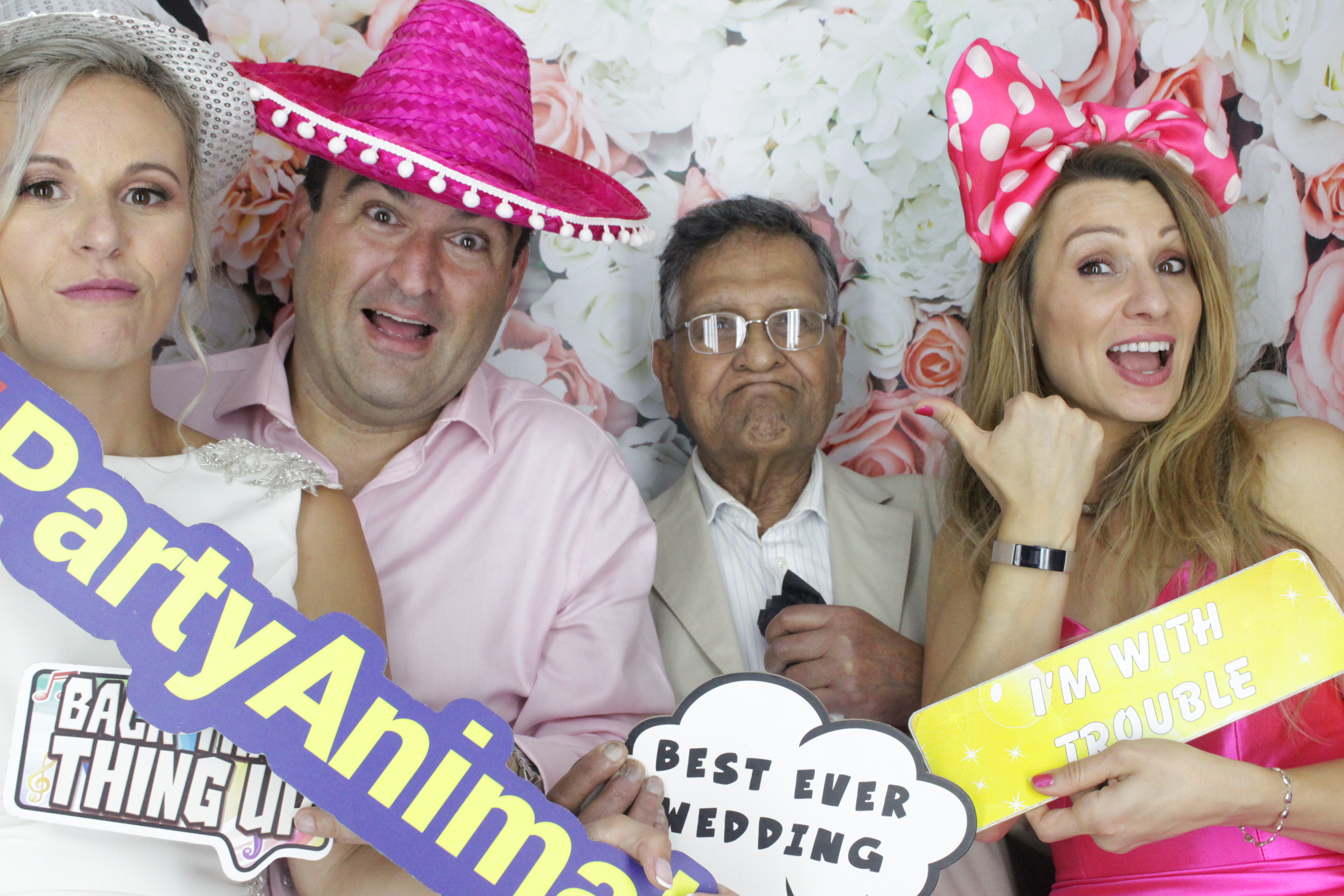 Alex & Bianca's Wedding  | View more photos from the event at gallery.myphotoboothexperience.co.uk/u/MyPhotoBoothExperienceLtd/Alex-Biancas-Wedding