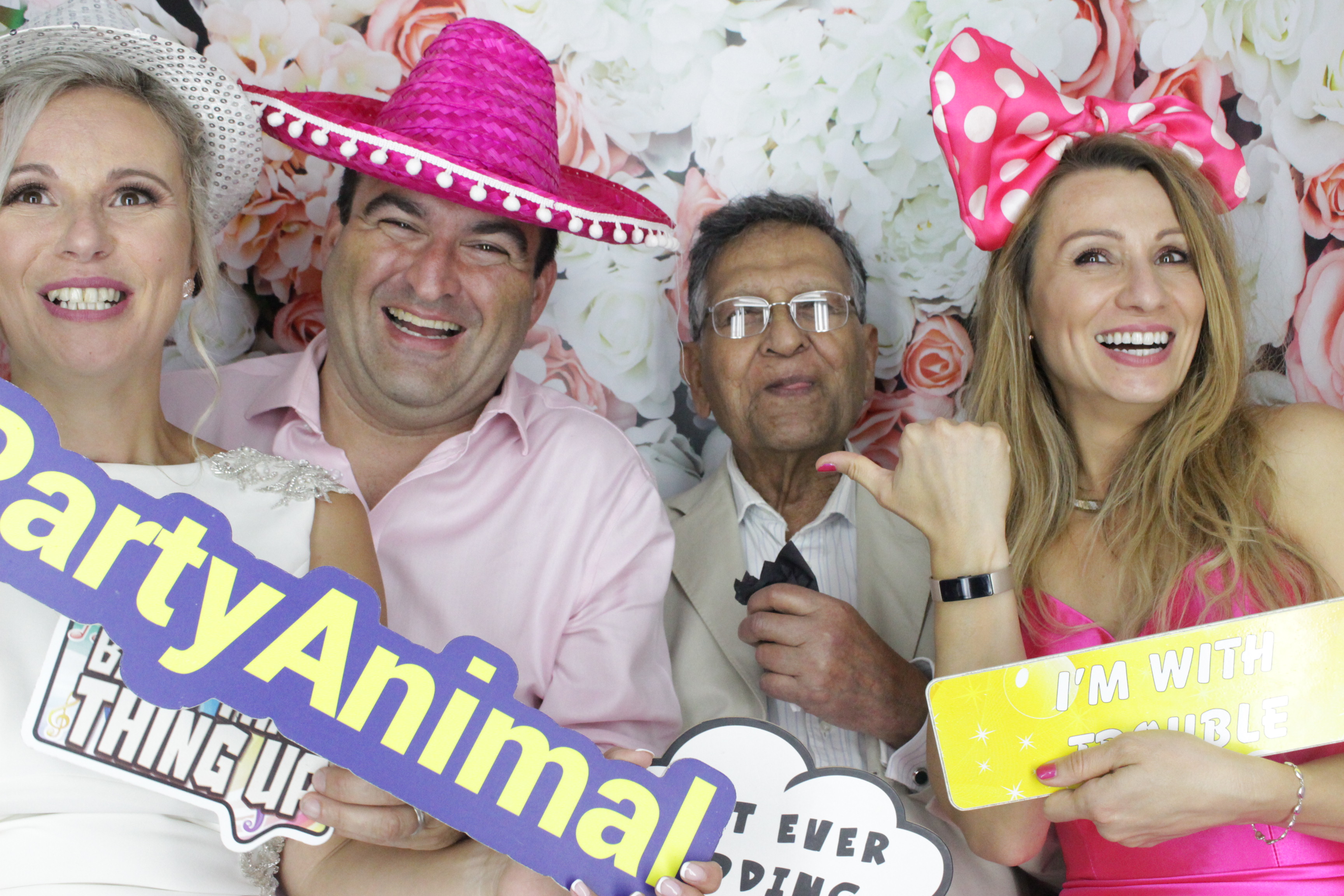 Alex & Bianca's Wedding  | View more photos from the event at gallery.myphotoboothexperience.co.uk/u/MyPhotoBoothExperienceLtd/Alex-Biancas-Wedding