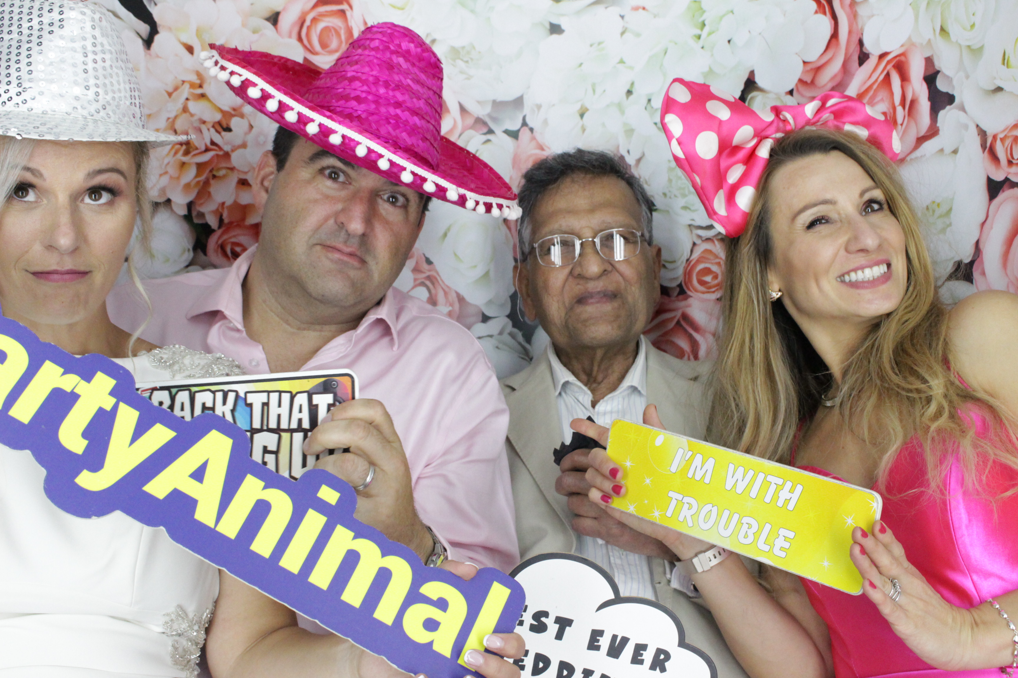 Alex & Bianca's Wedding  | View more photos from the event at gallery.myphotoboothexperience.co.uk/u/MyPhotoBoothExperienceLtd/Alex-Biancas-Wedding