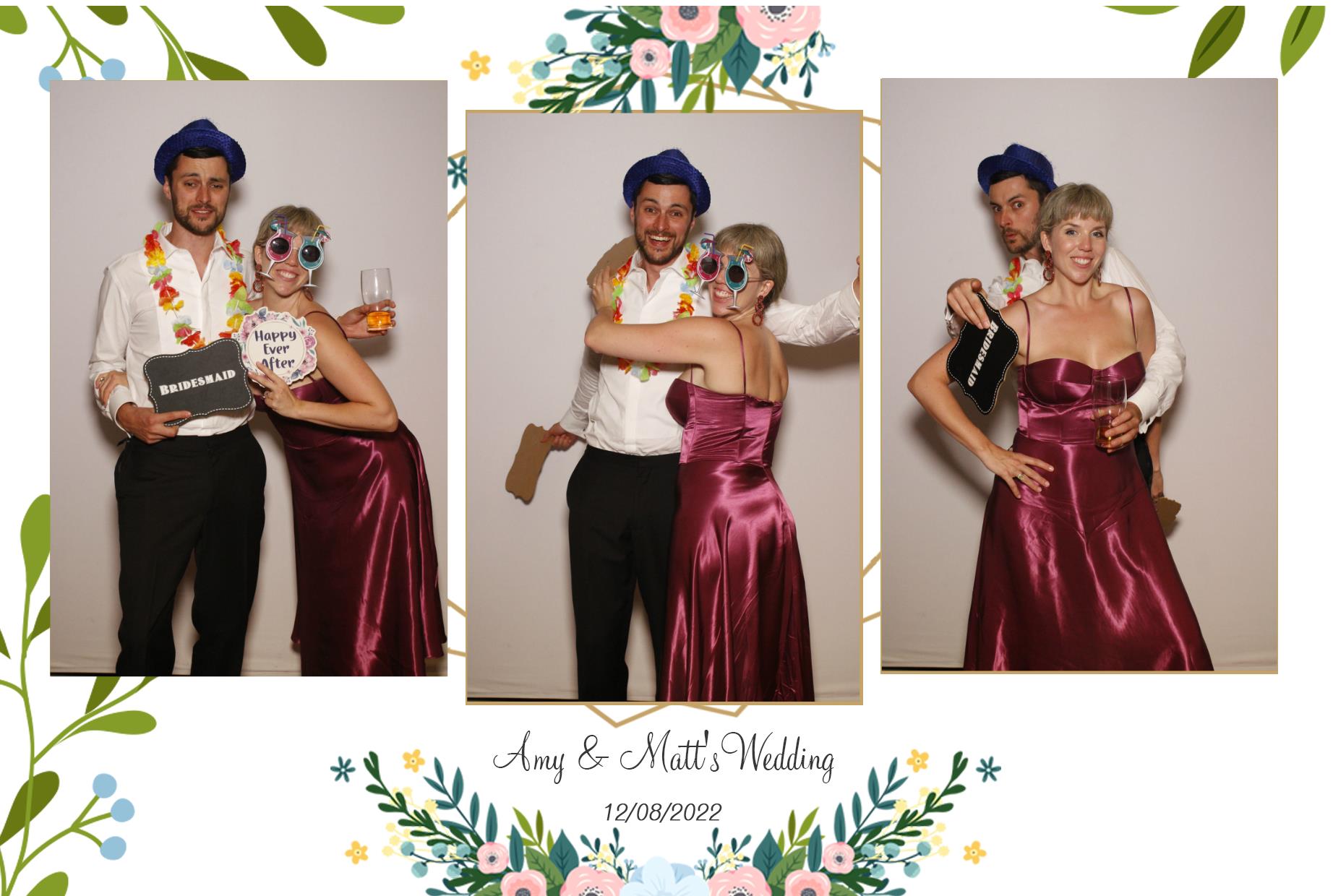 Amy & Matt's Wedding  | View more photos from the event at gallery.myphotoboothexperience.co.uk/u/MyPhotoBoothExperienceLtd/Amy-Matts-Wedding