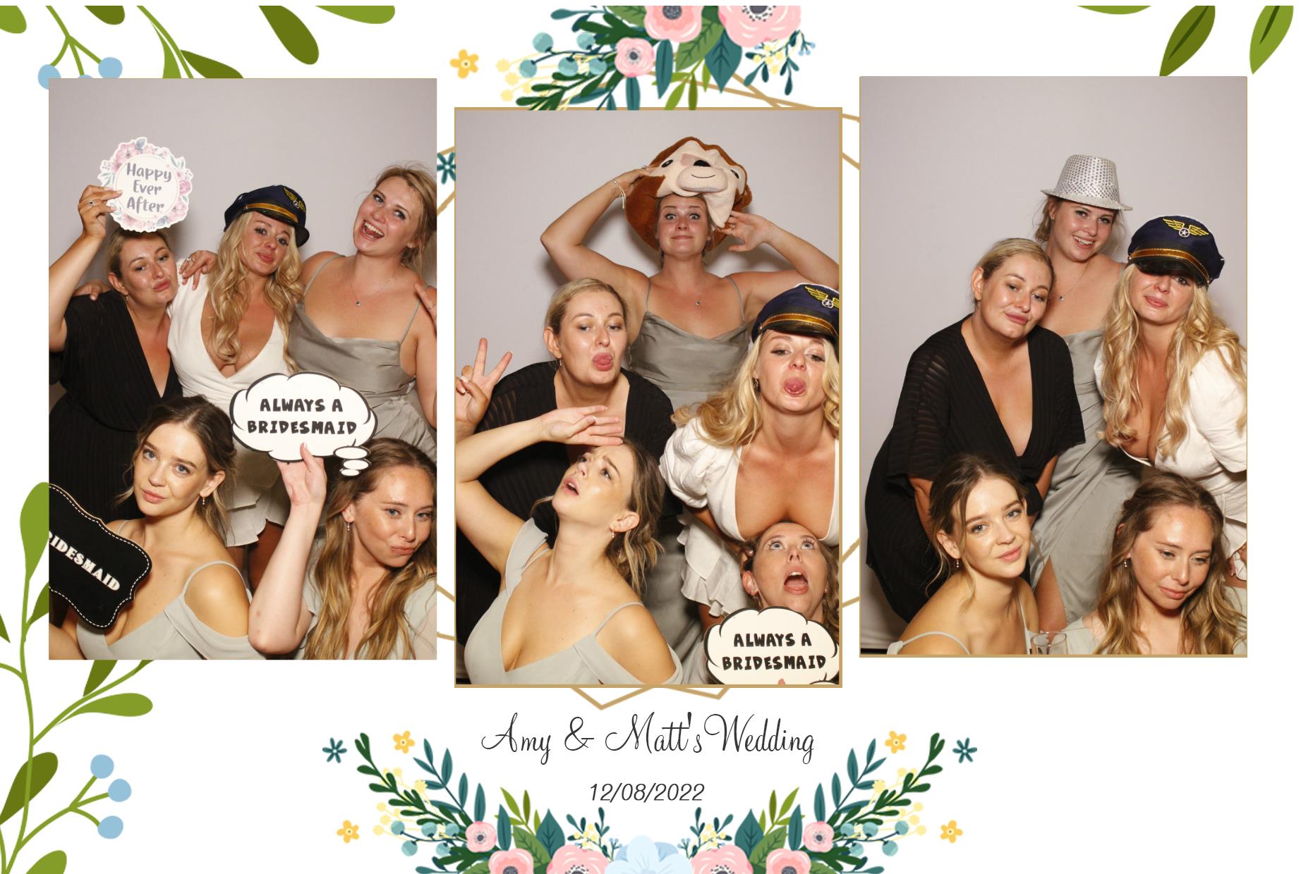Amy & Matt's Wedding  | View more photos from the event at gallery.myphotoboothexperience.co.uk/u/MyPhotoBoothExperienceLtd/Amy-Matts-Wedding