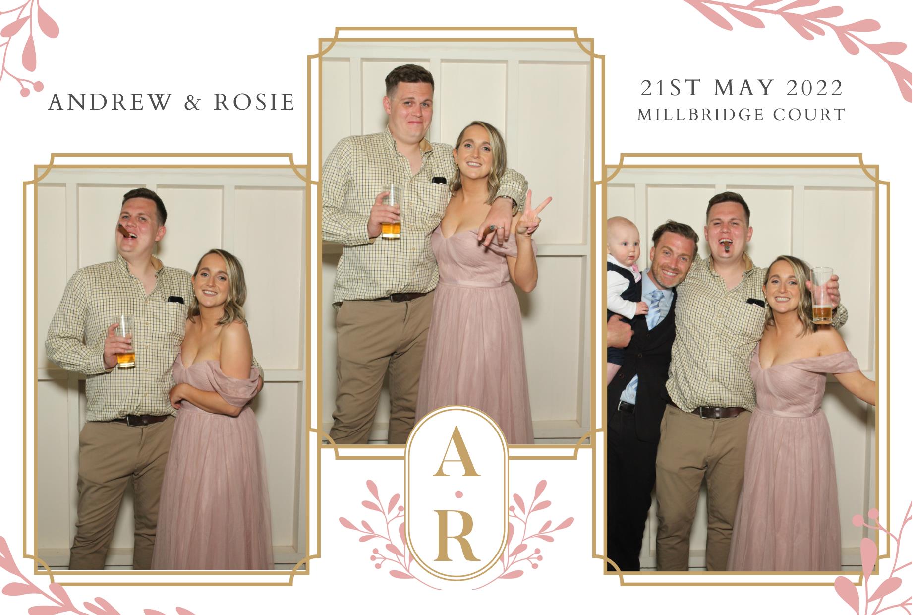 Andrew and Rosie's Wedding  | View more photos from the event at gallery.myphotoboothexperience.co.uk/u/MyPhotoBoothExperienceLtd/Andrew-and-Rosies-Wedding